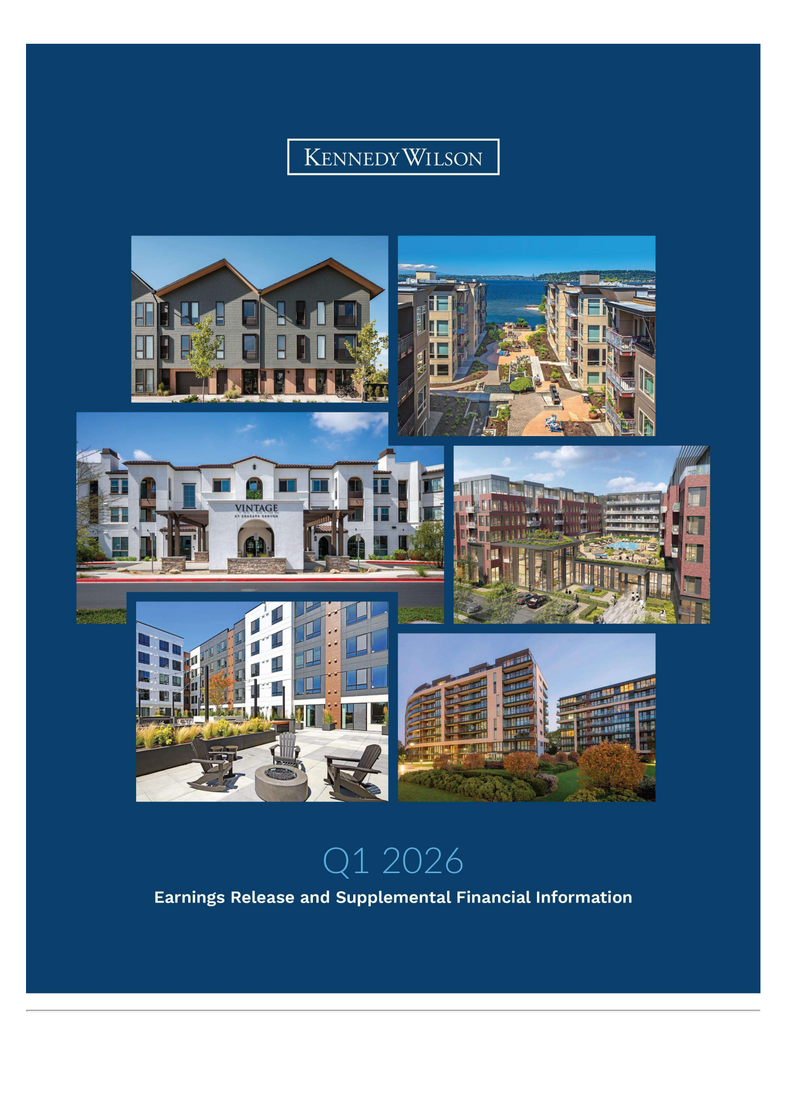 Kennedy-Wilson's Q1 2026 Press Release