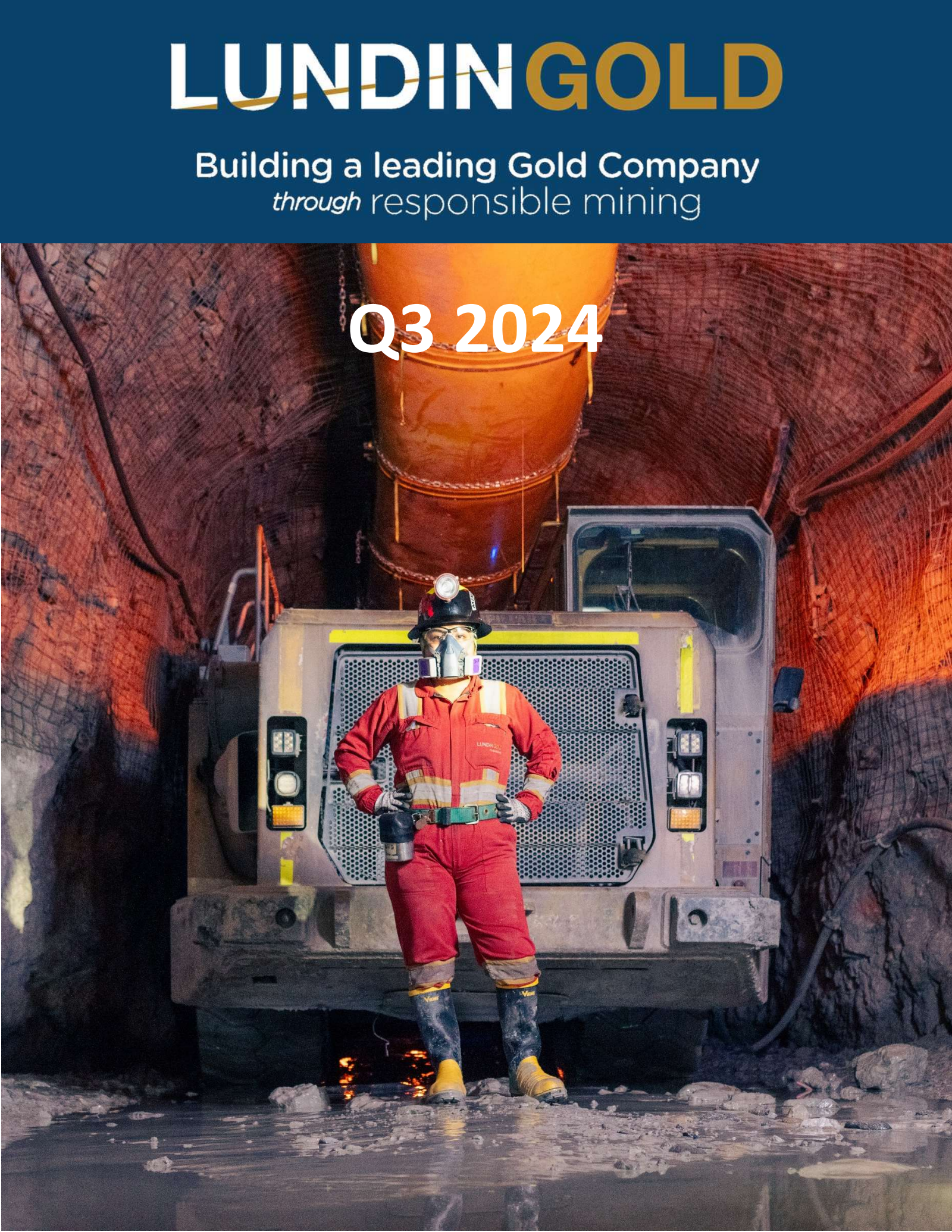 Lundin Gold's Q3 2024 Interim report