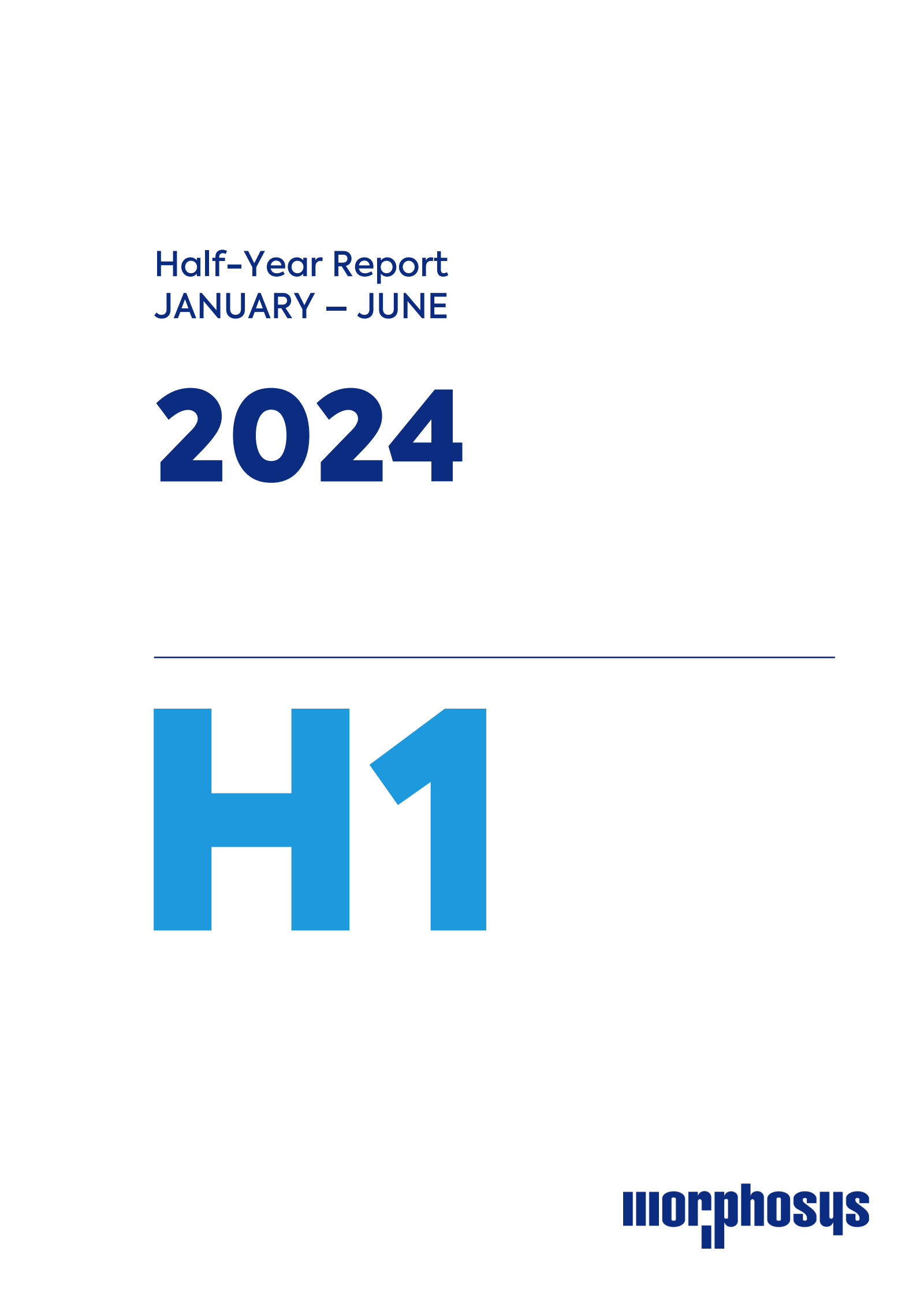 MorphoSys' Q2 2024 Interim report
