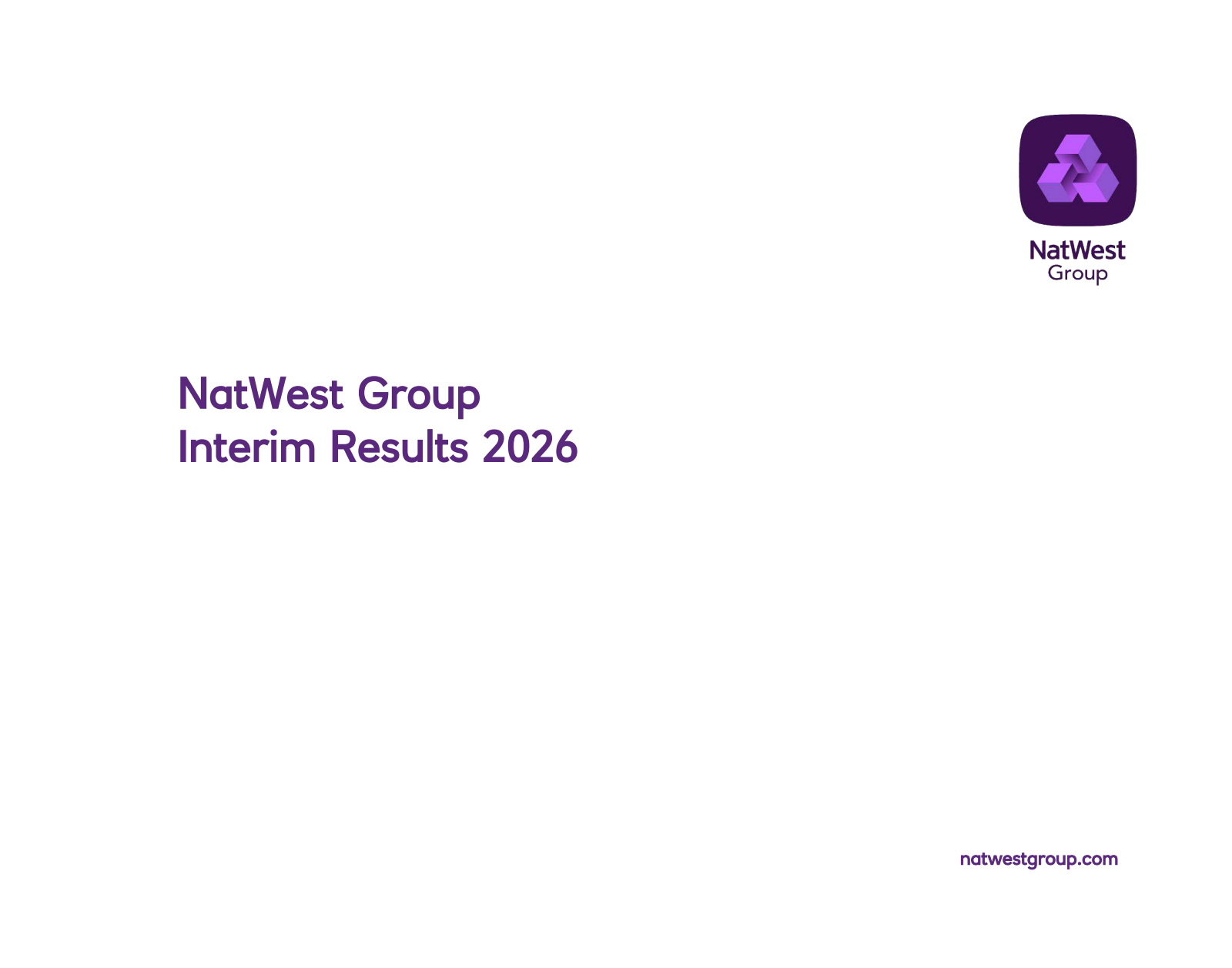 NatWest Group's Q2 2026 Interim report