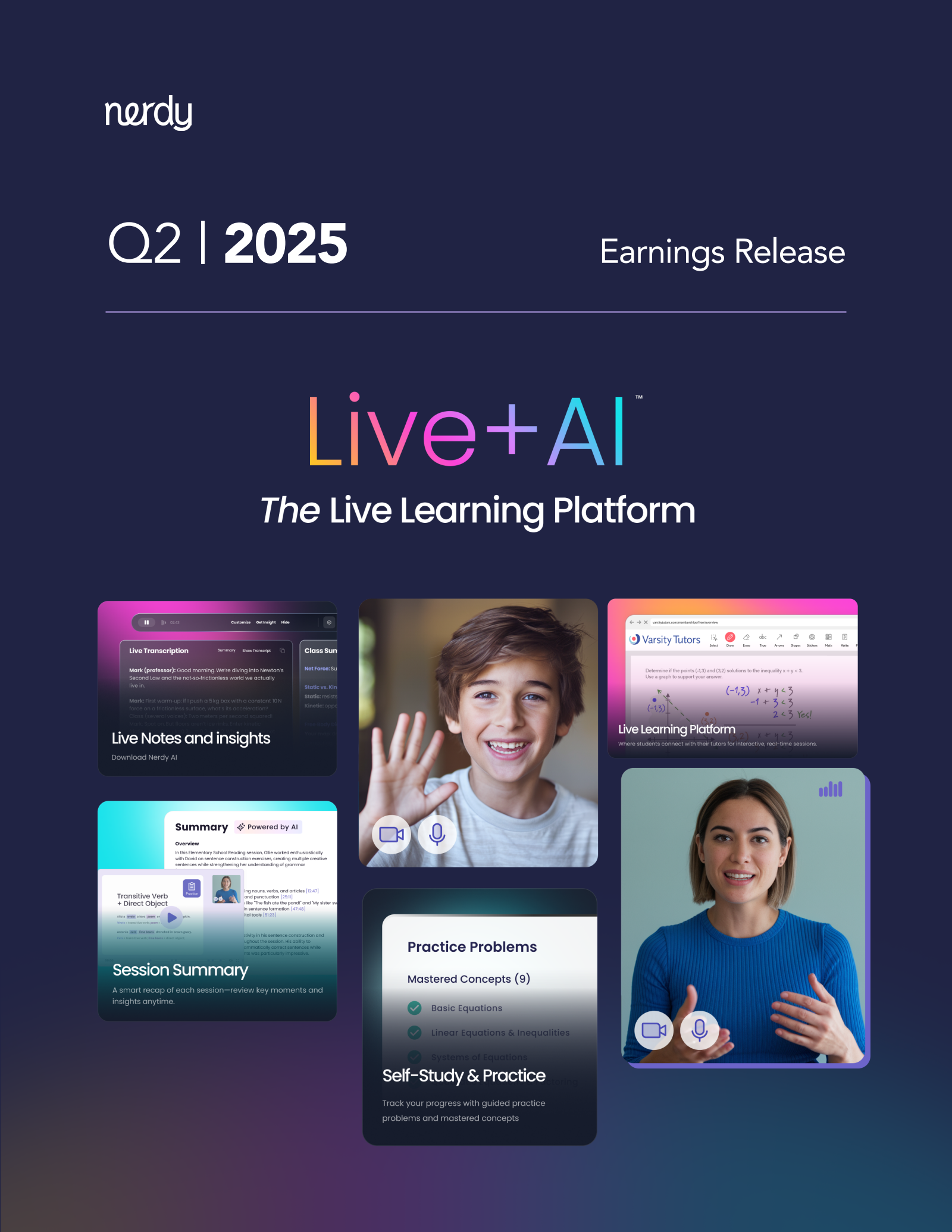 Nerdy's Q2 2025 Press Release