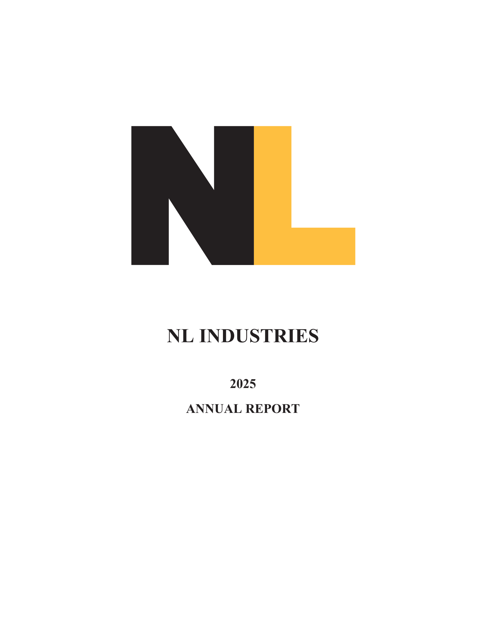 NL Industries' Q4 2025 Annual report