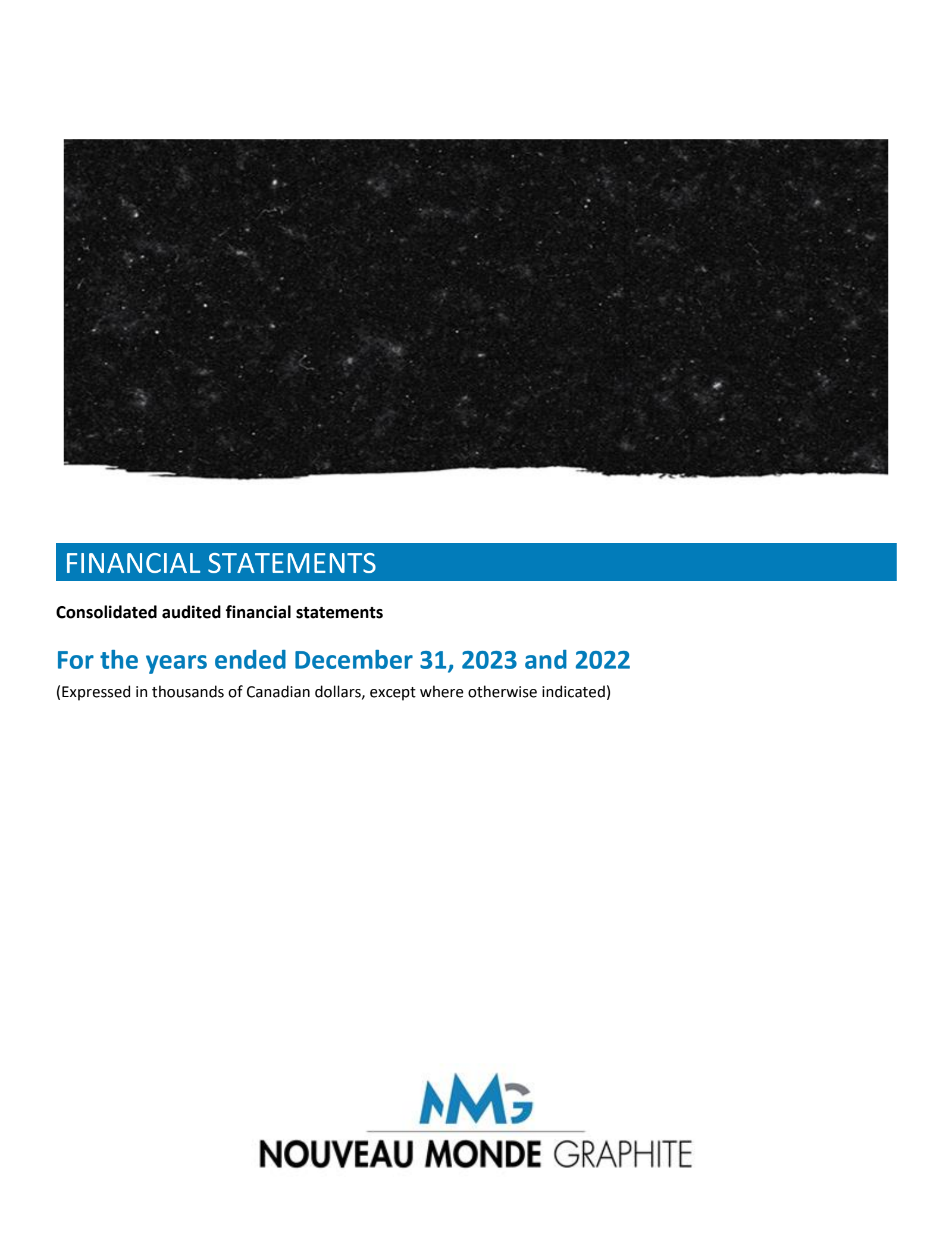 Nouveau Monde Graphite's Q4 2023 Interim report