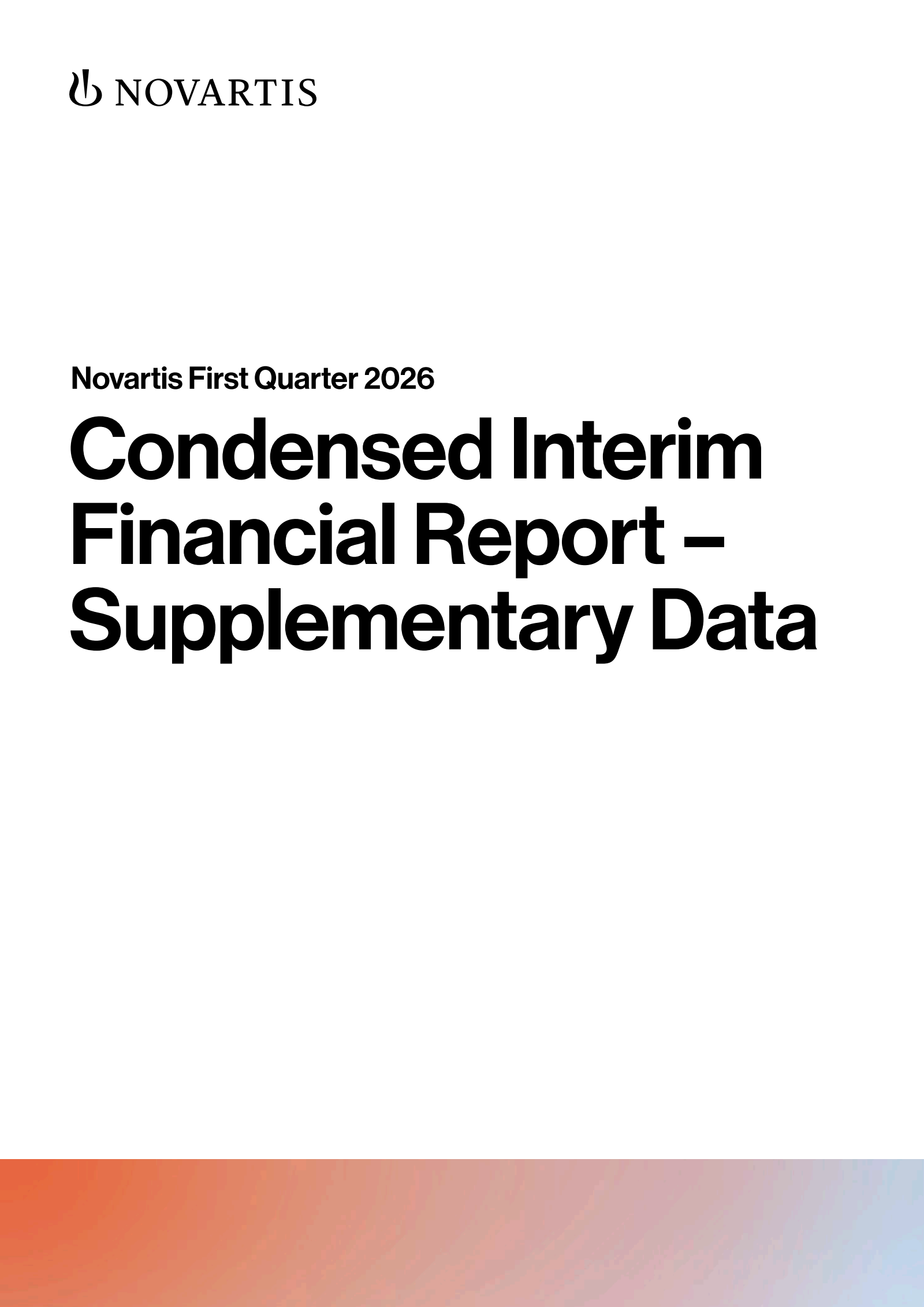 Novartis' Q1 2026 Interim report