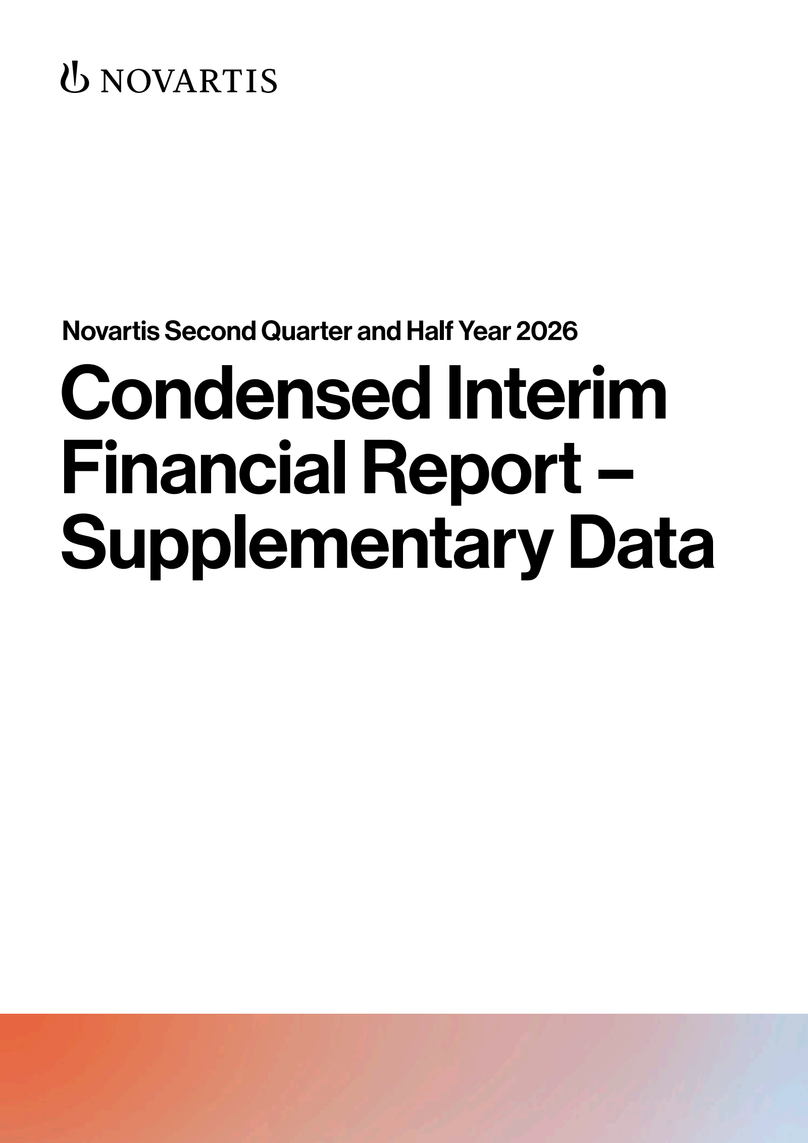 Novartis' Q2 2026 Interim report