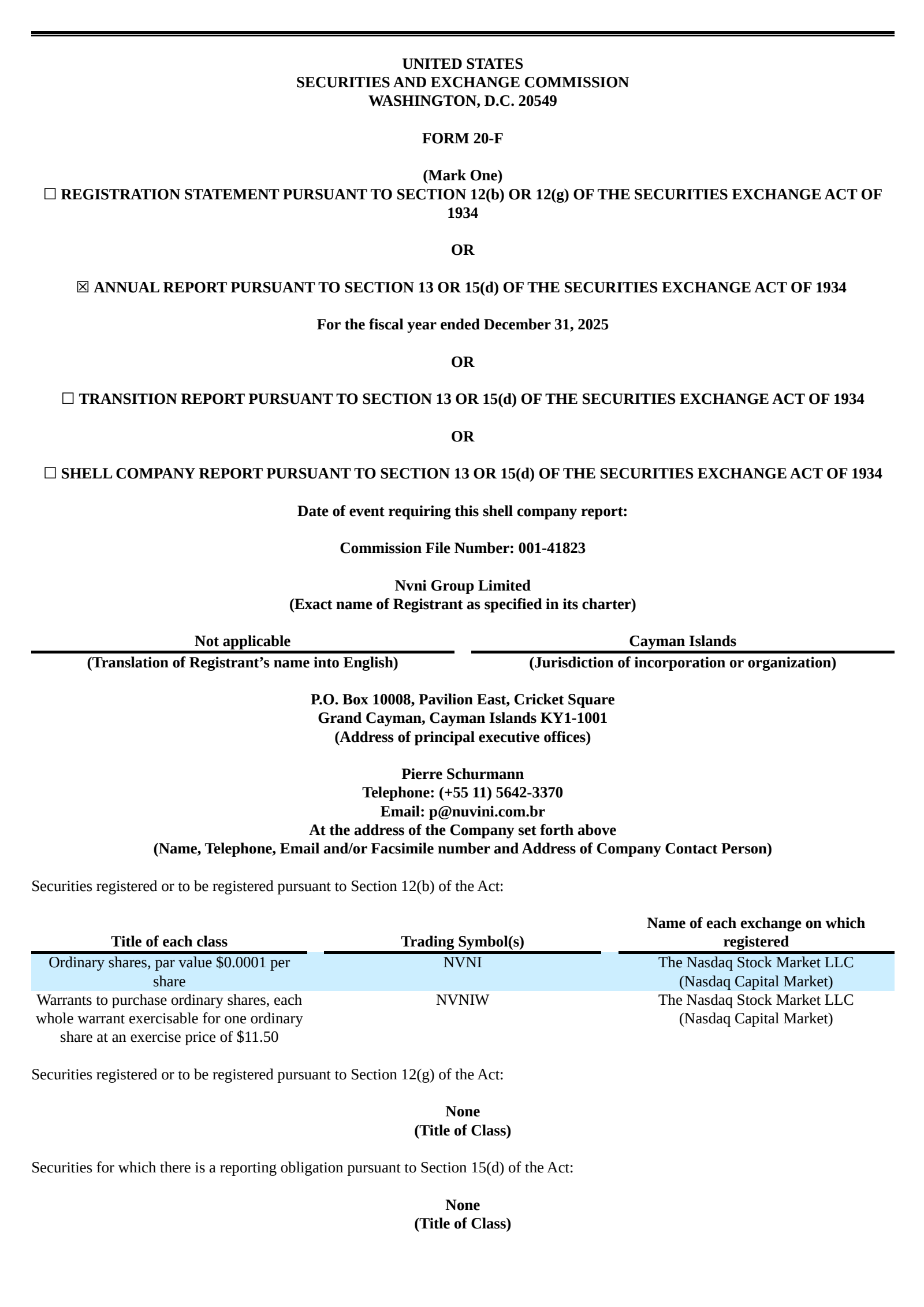 Nvni Group's Q4 2025 Annual report