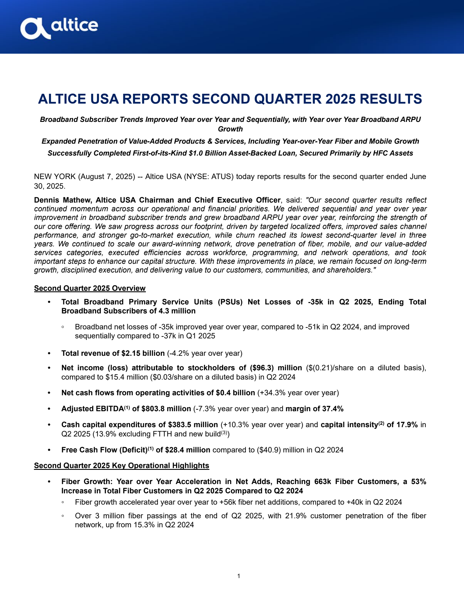 P10's Q2 2025 Press Release