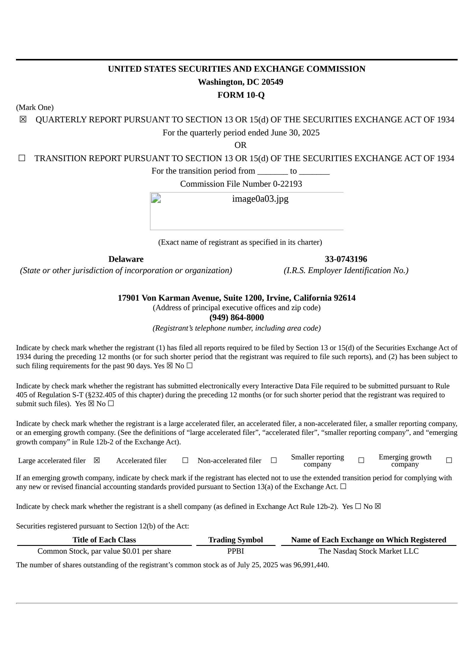 Pacific Premier Bancorp's Q2 2025 Quarterly report