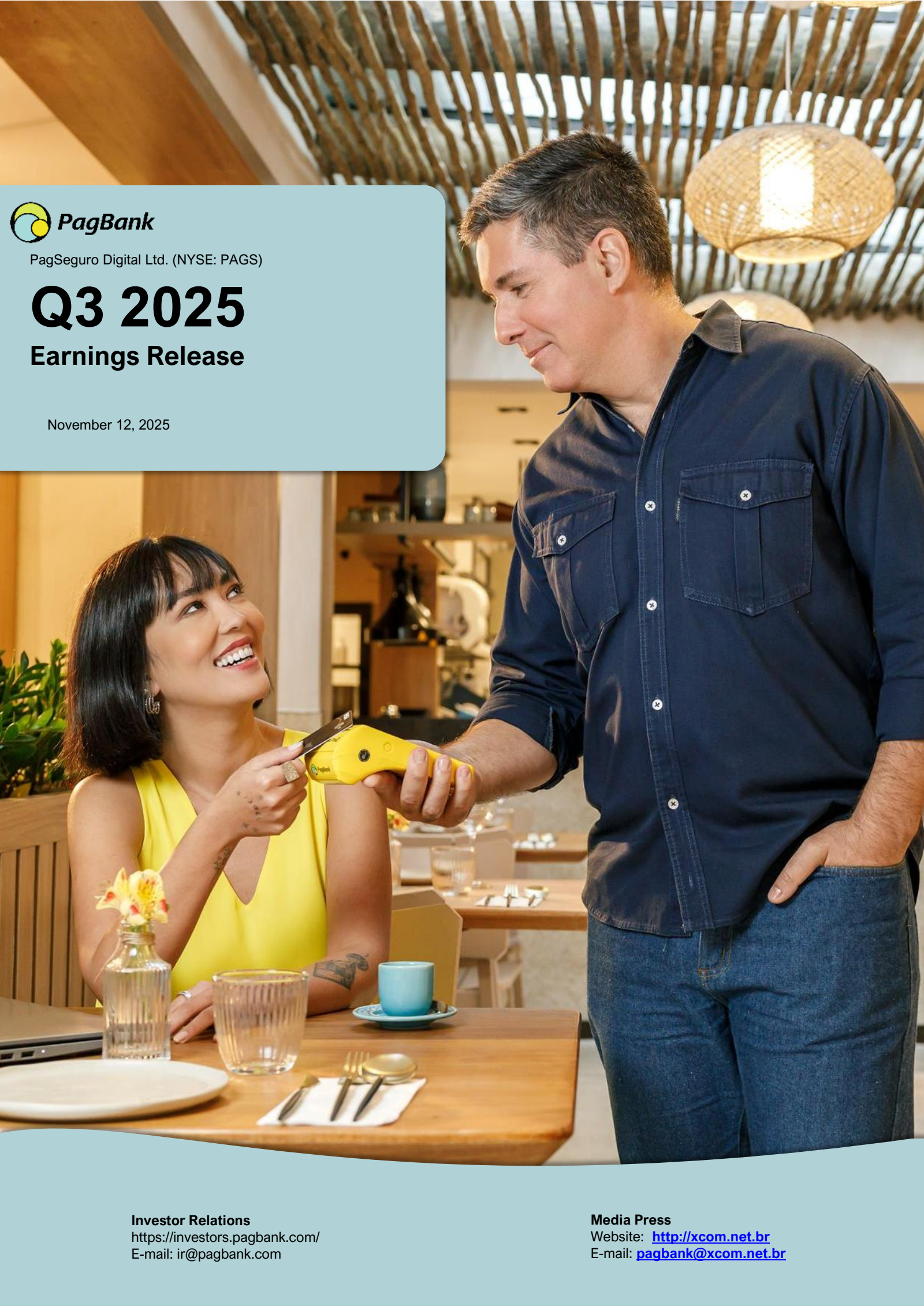 PagSeguro Digital's Q3 2025 Earnings Release