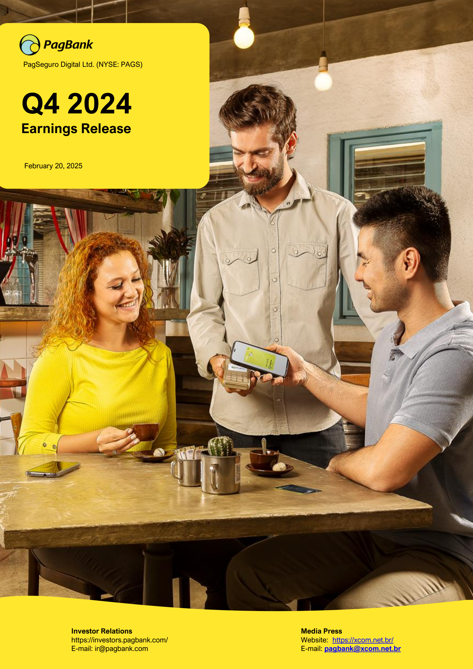 PagSeguro Digital's Q4 2024 Press Release
