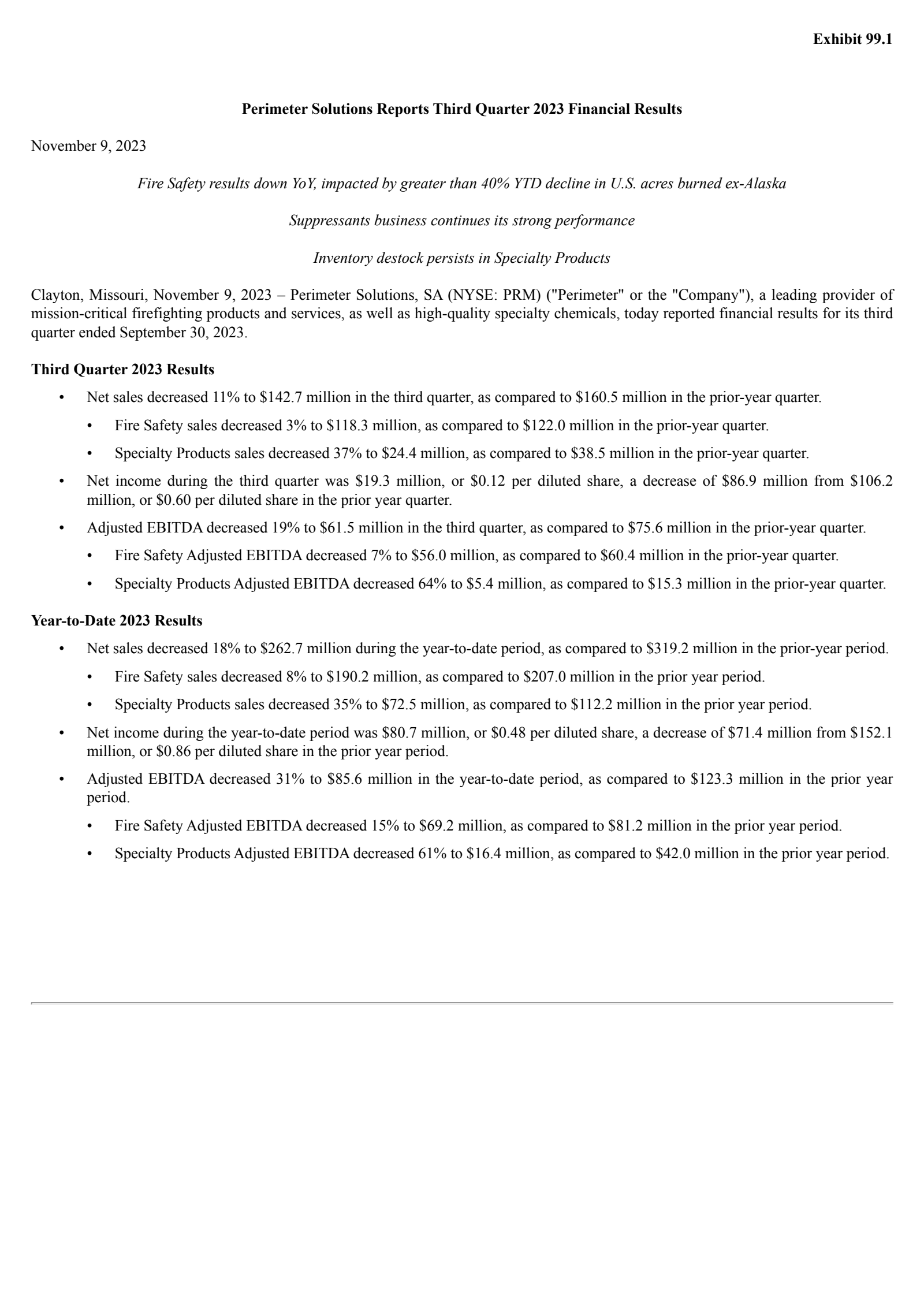 Context Therapeutics' Q3 2023 Press Release