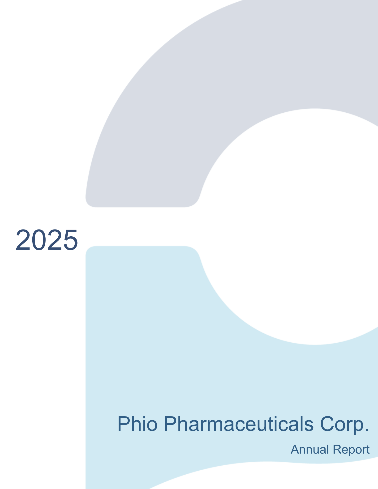 Phio Pharmaceuticals' Q4 2025 Annual report