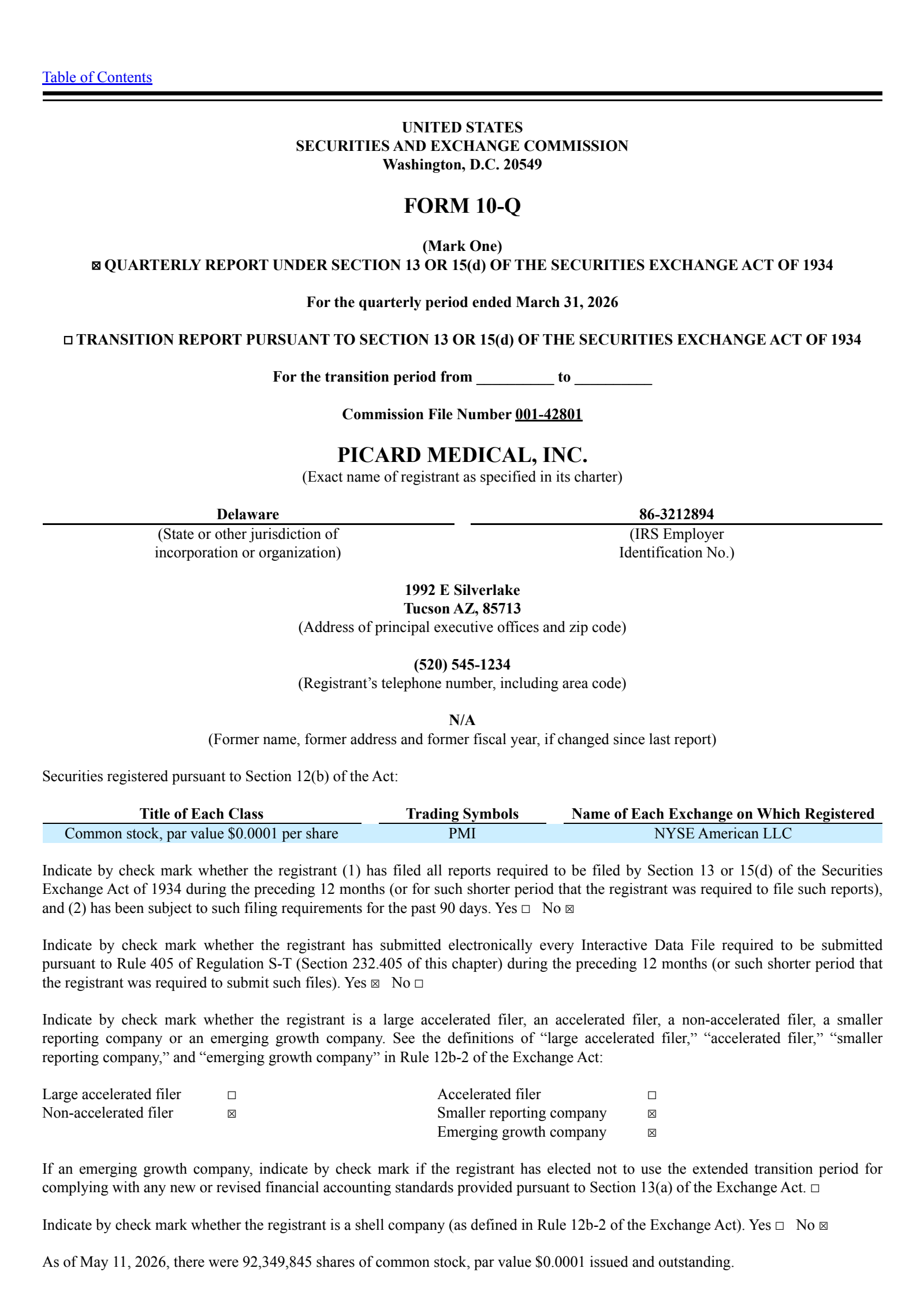 PMI's Q1 2026 Quarterly report