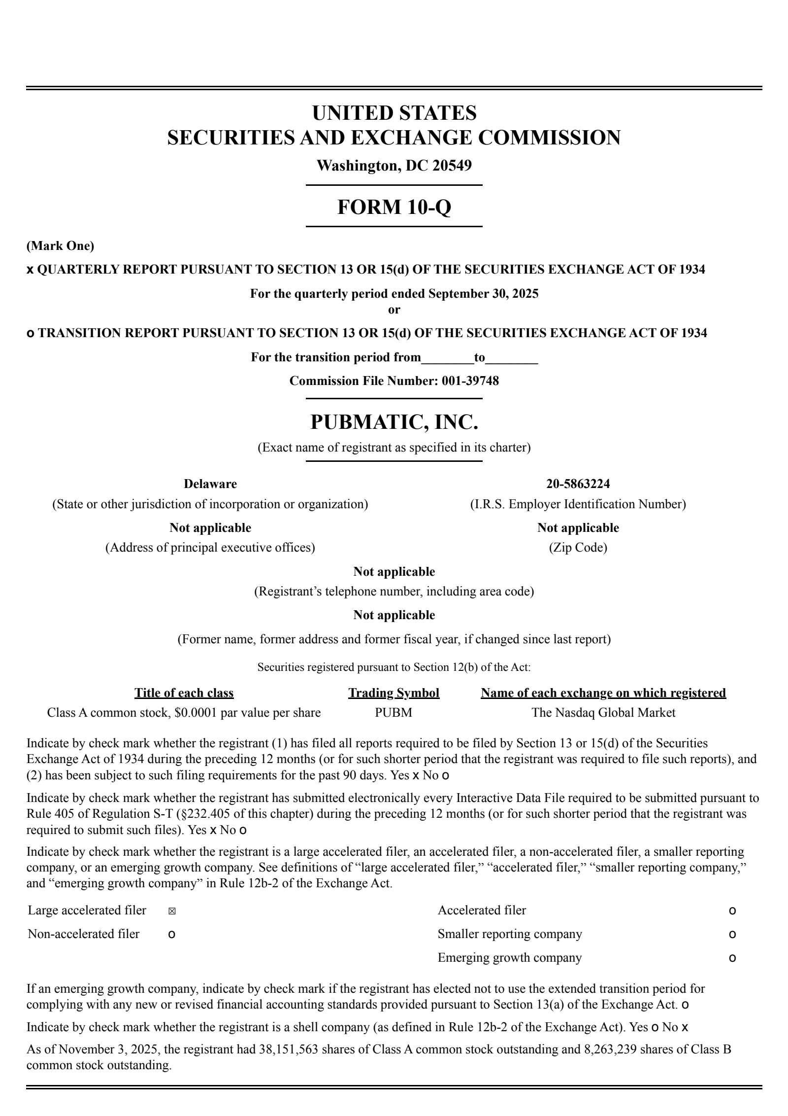 PubMatic's Q3 2025 Quarterly Report