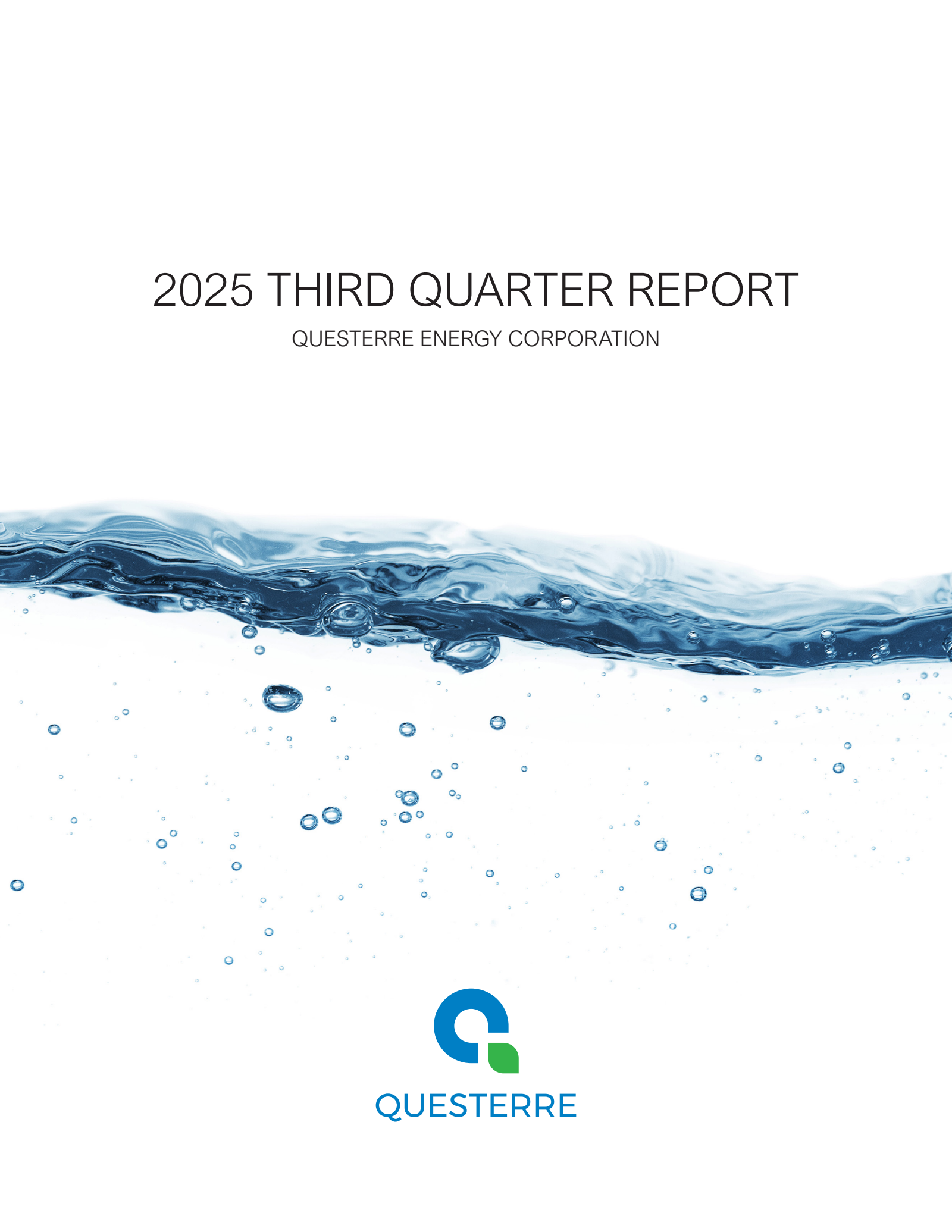 Questerre Energy's Q3 2025 Interim report