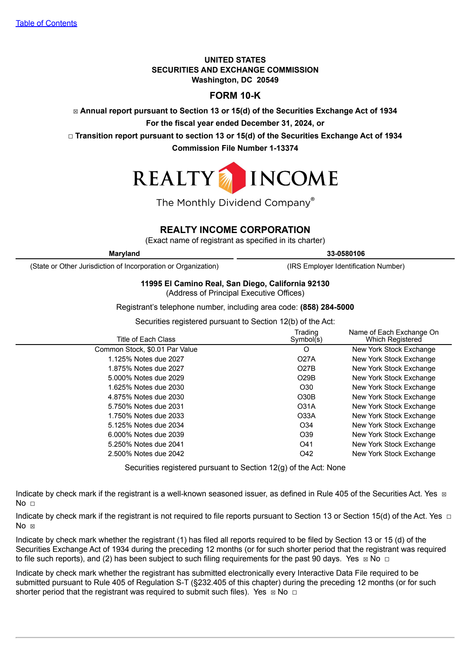 O Q4 2024 Earnings Report on 2/24/2025