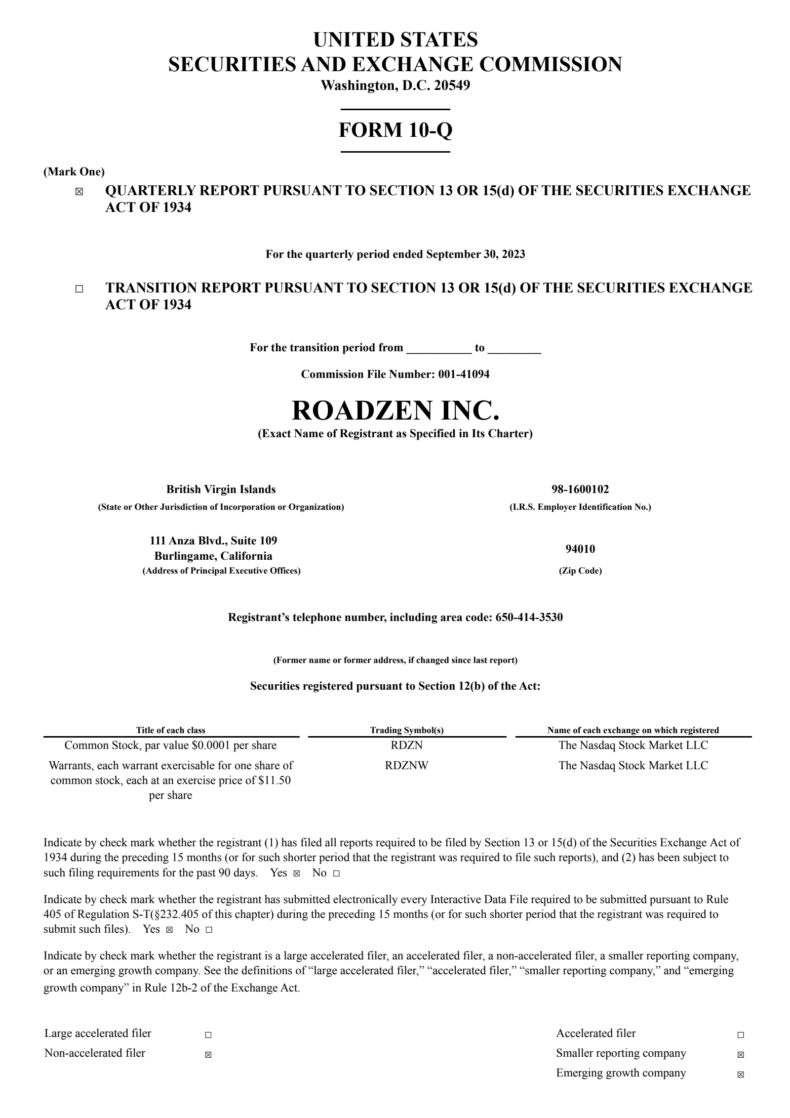 Roadzen's Q2 2024 Quarterly report
