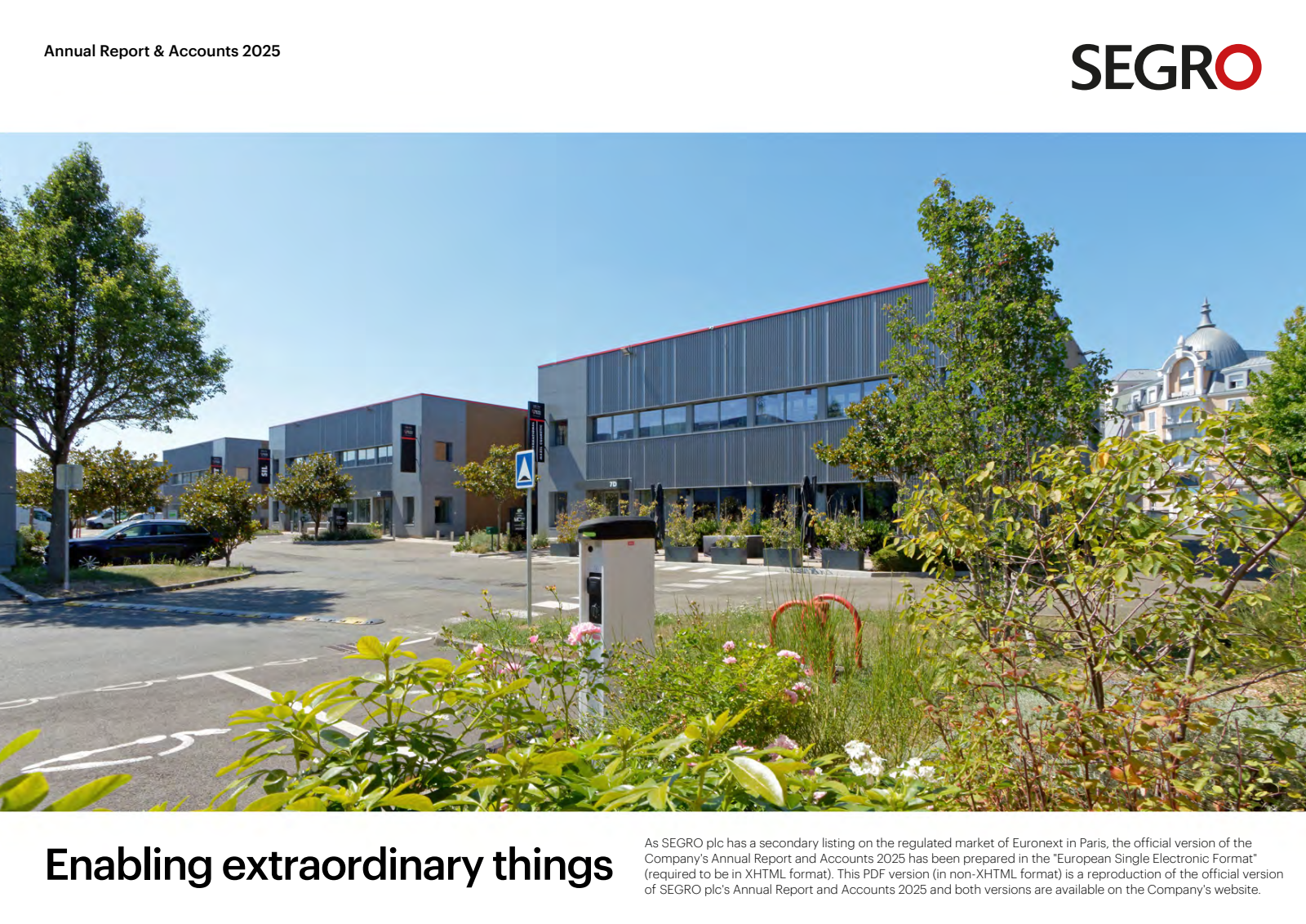 SEGRO's H2 2025 Annual report