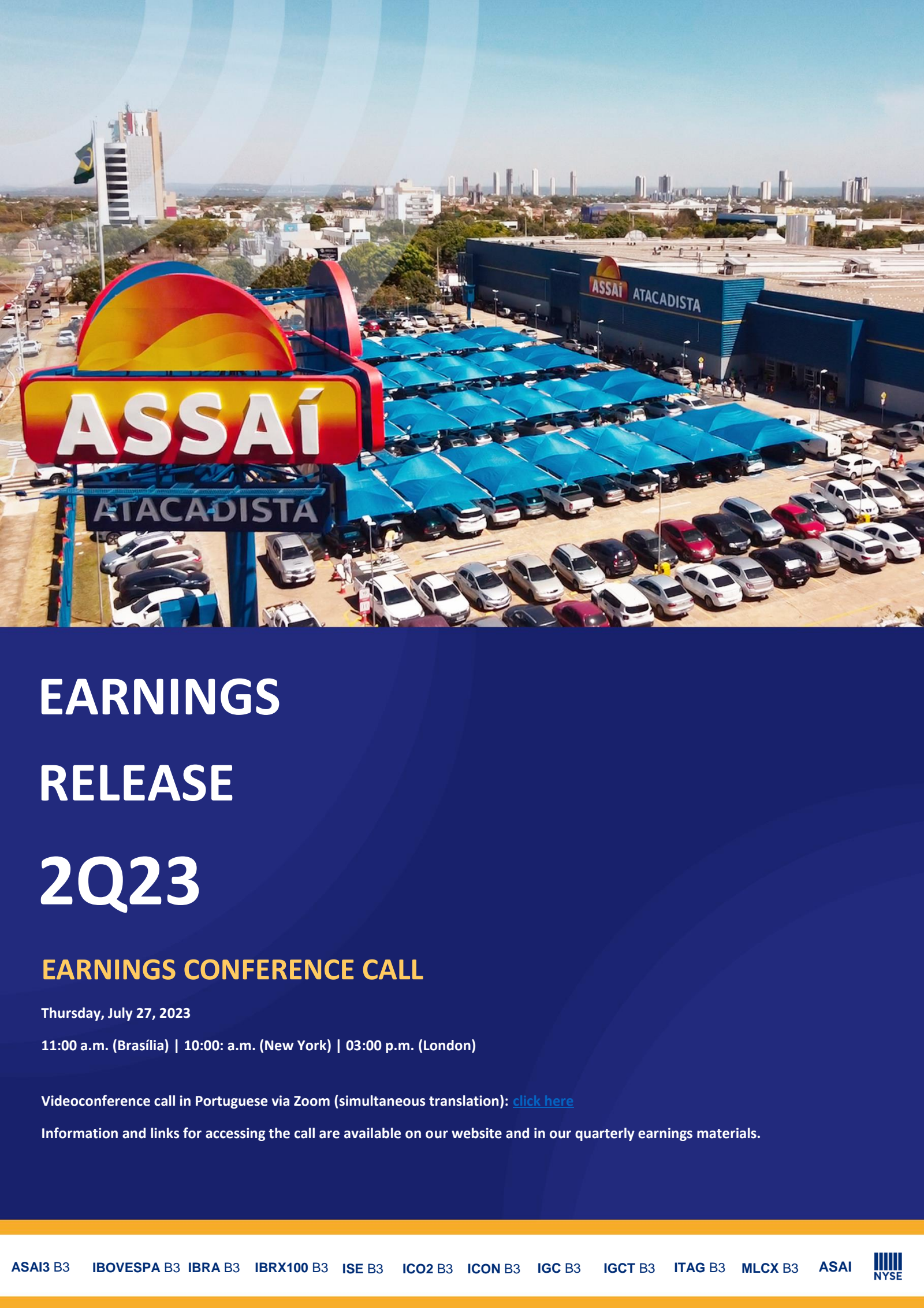 Sendas Distribuidora's Q2 2023 Interim report