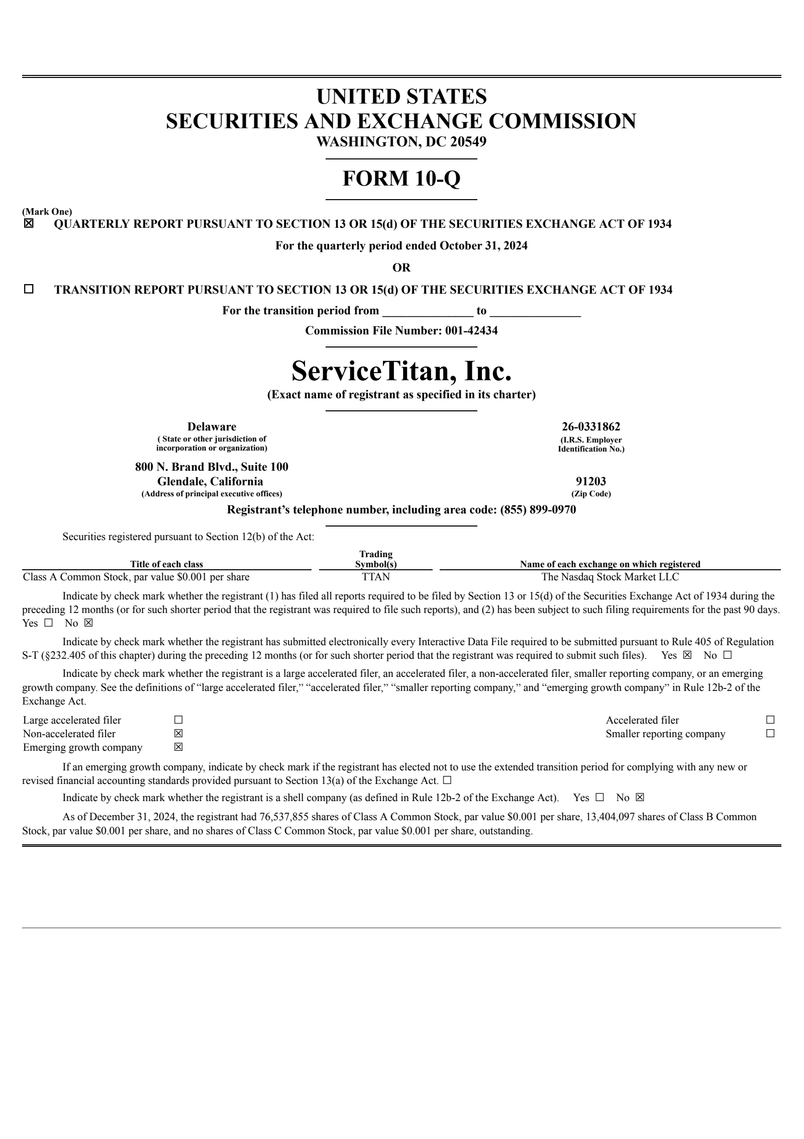 ServiceTitan's Q3 2025 Quarterly Report