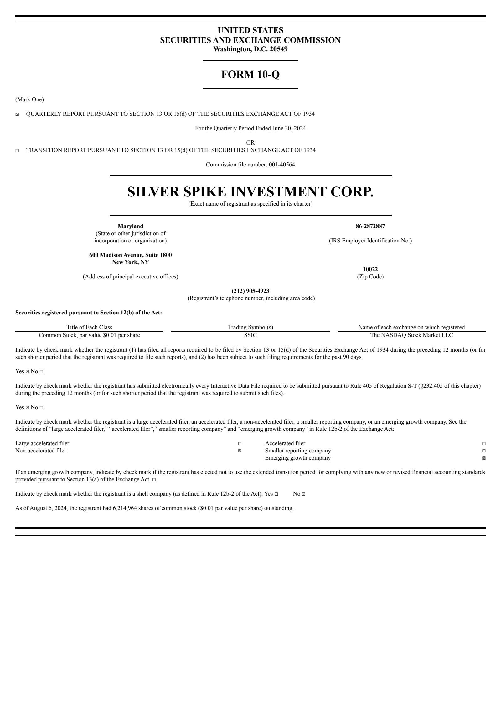 Chicago Atlantic BDC's Q2 2024 Quarterly report