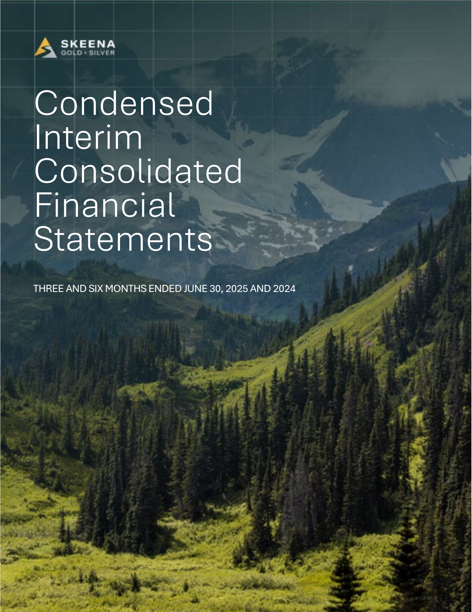 Skeena Resources' Q2 2025 Press Release