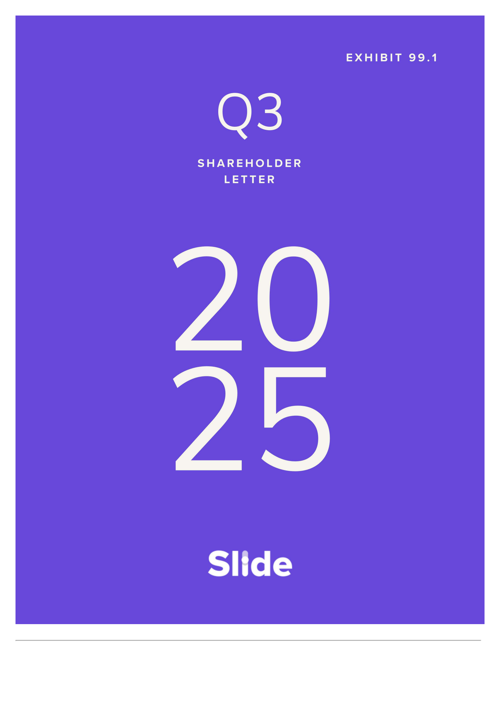 Slide Insurance's Q3 2025 Earnings Release