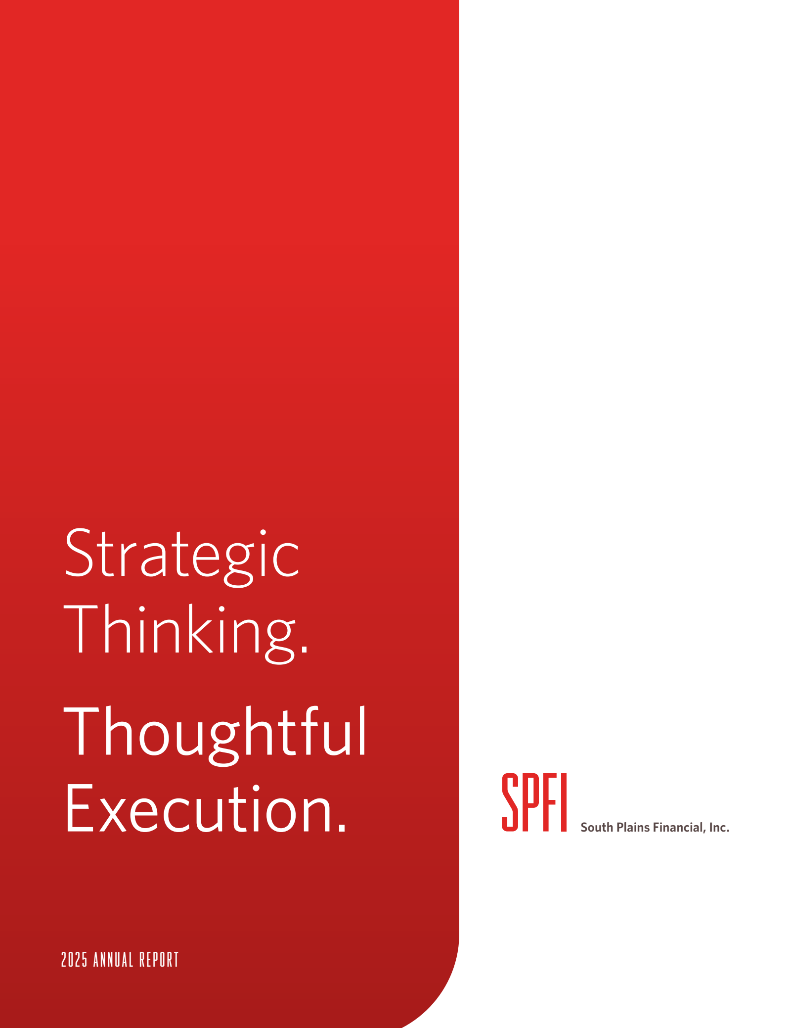 South Plains Financial's Q4 2025 Annual report