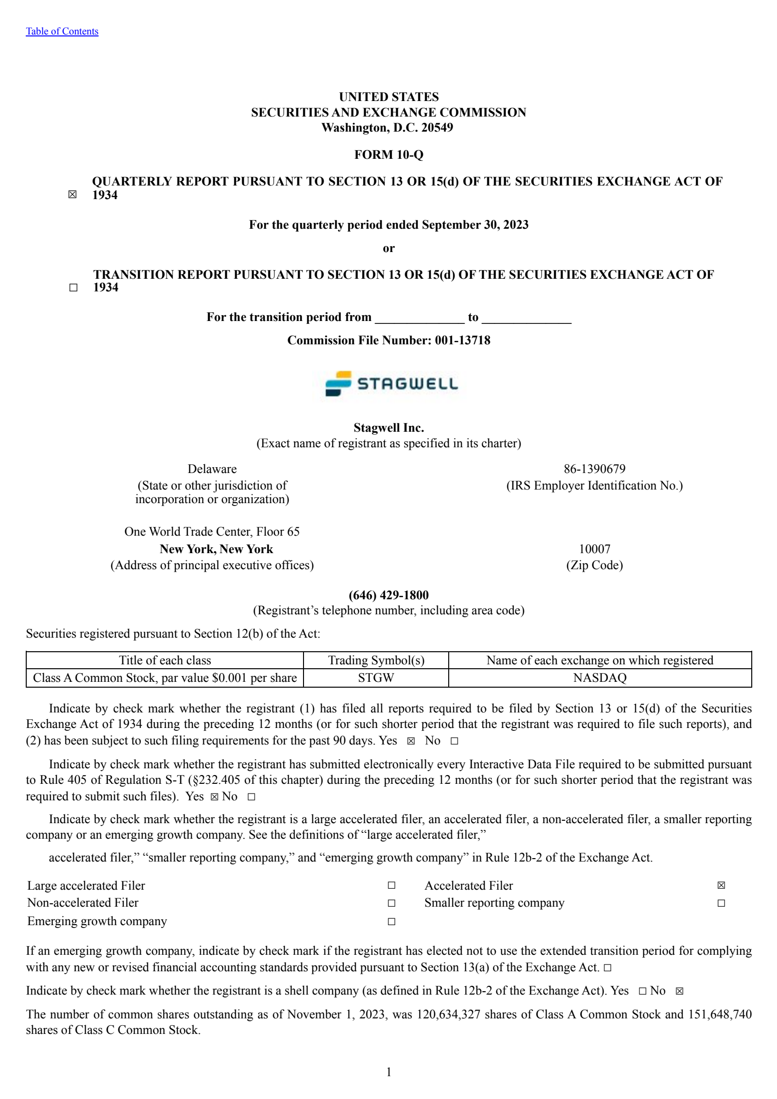 Stagwell's Q3 2023 Quarterly report