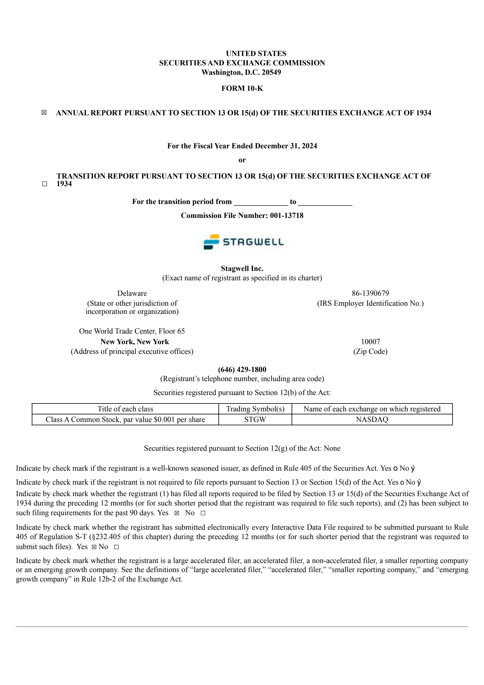 Stagwell's Q4 2024 Annual report