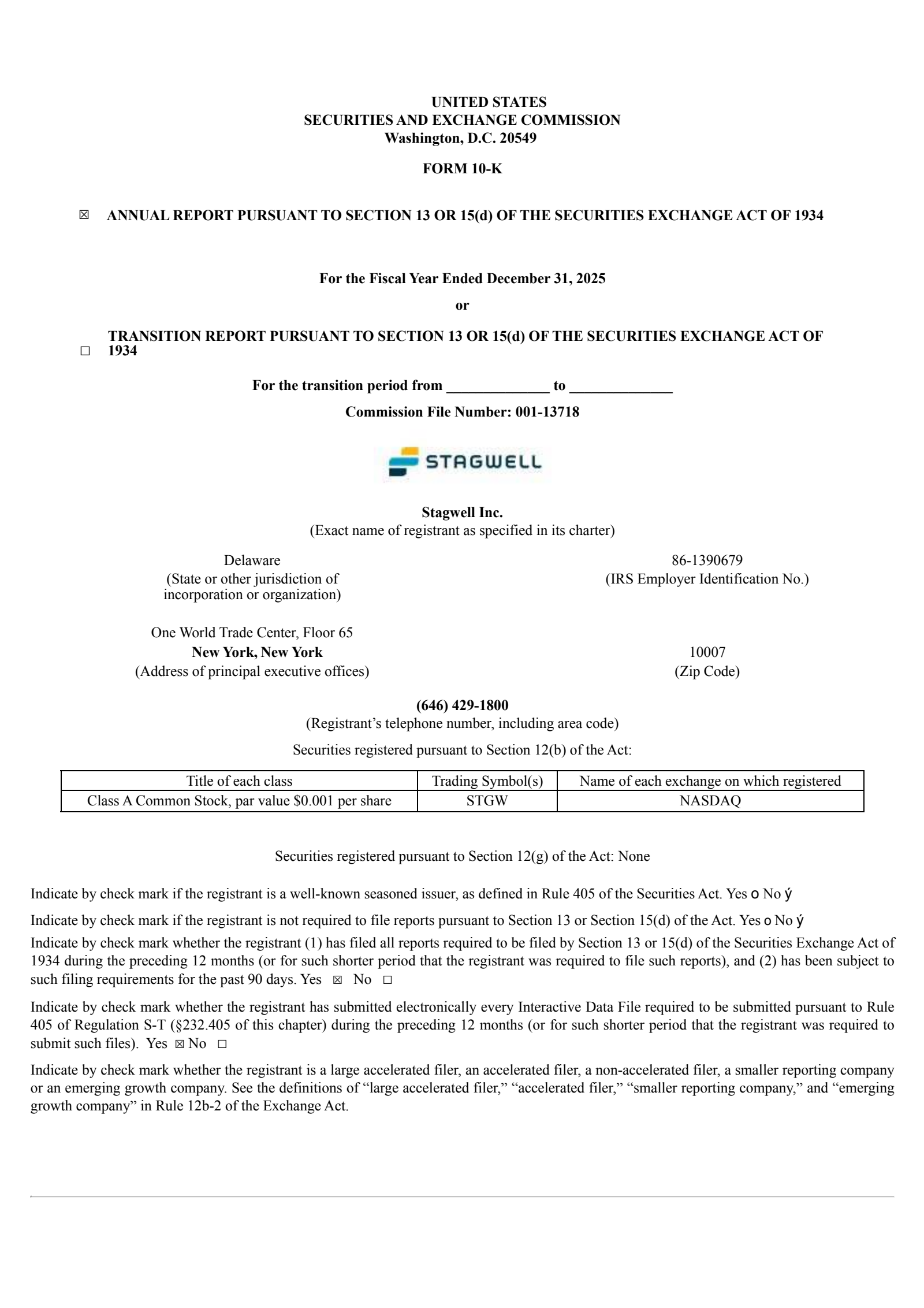 Stagwell's Q4 2025 Annual report