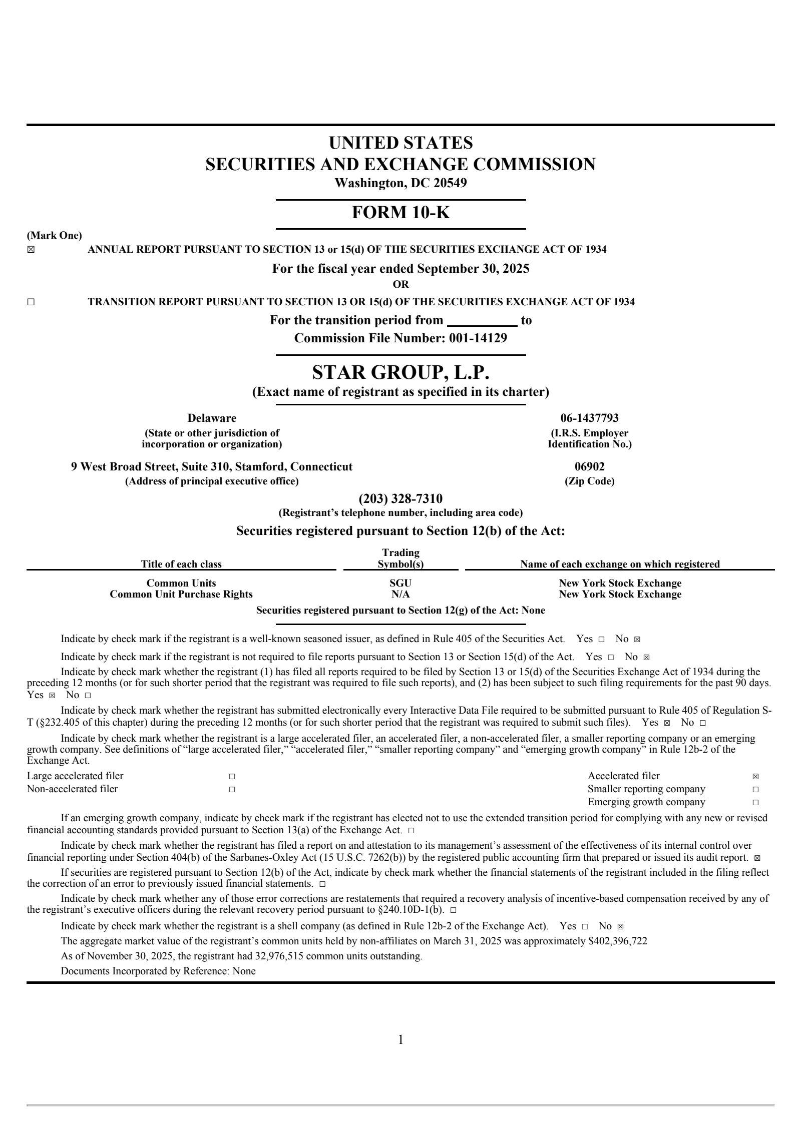 Star Group's Q4 2025 Annual Report