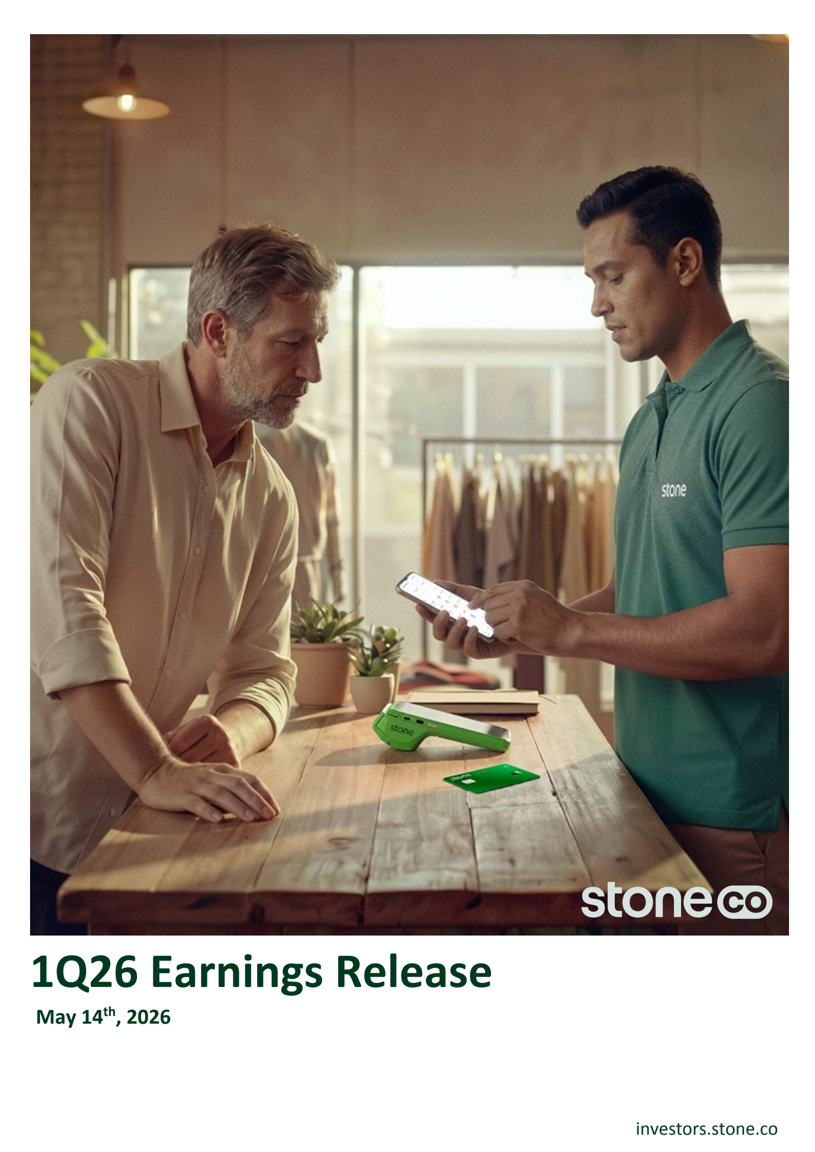 StoneCo's Q1 2026 Press Release
