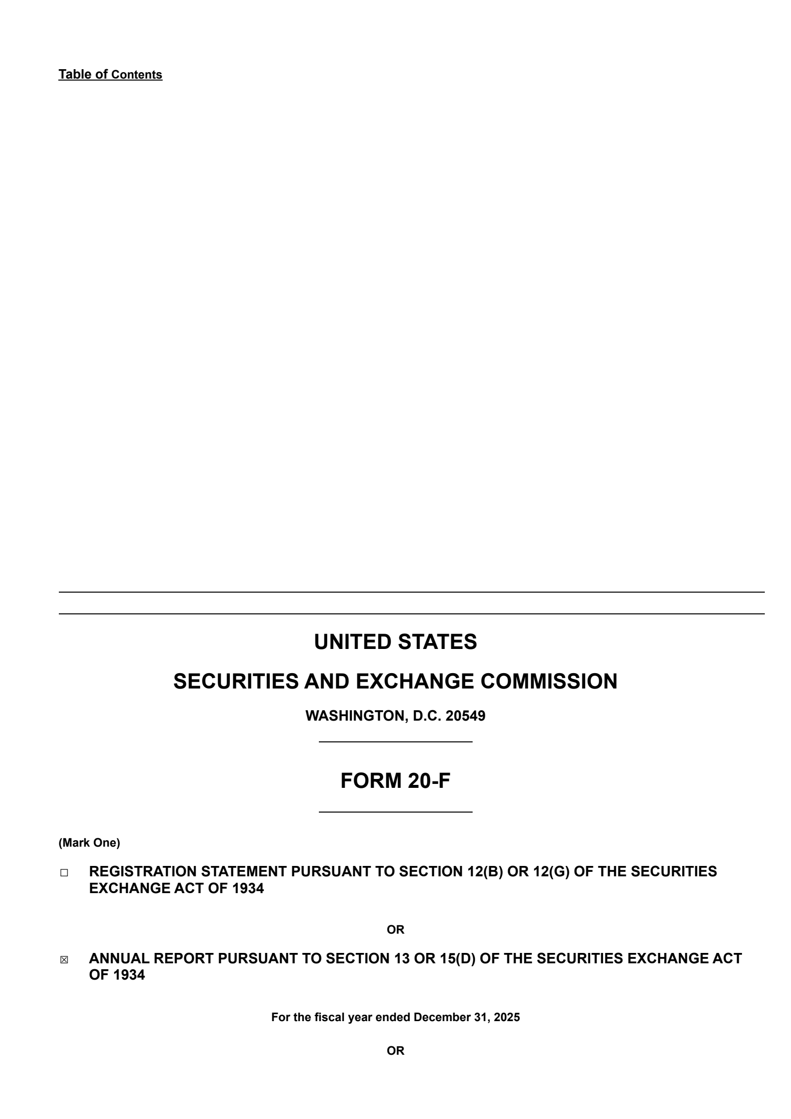 Super Group (SGHC)'s Q4 2025 Annual report