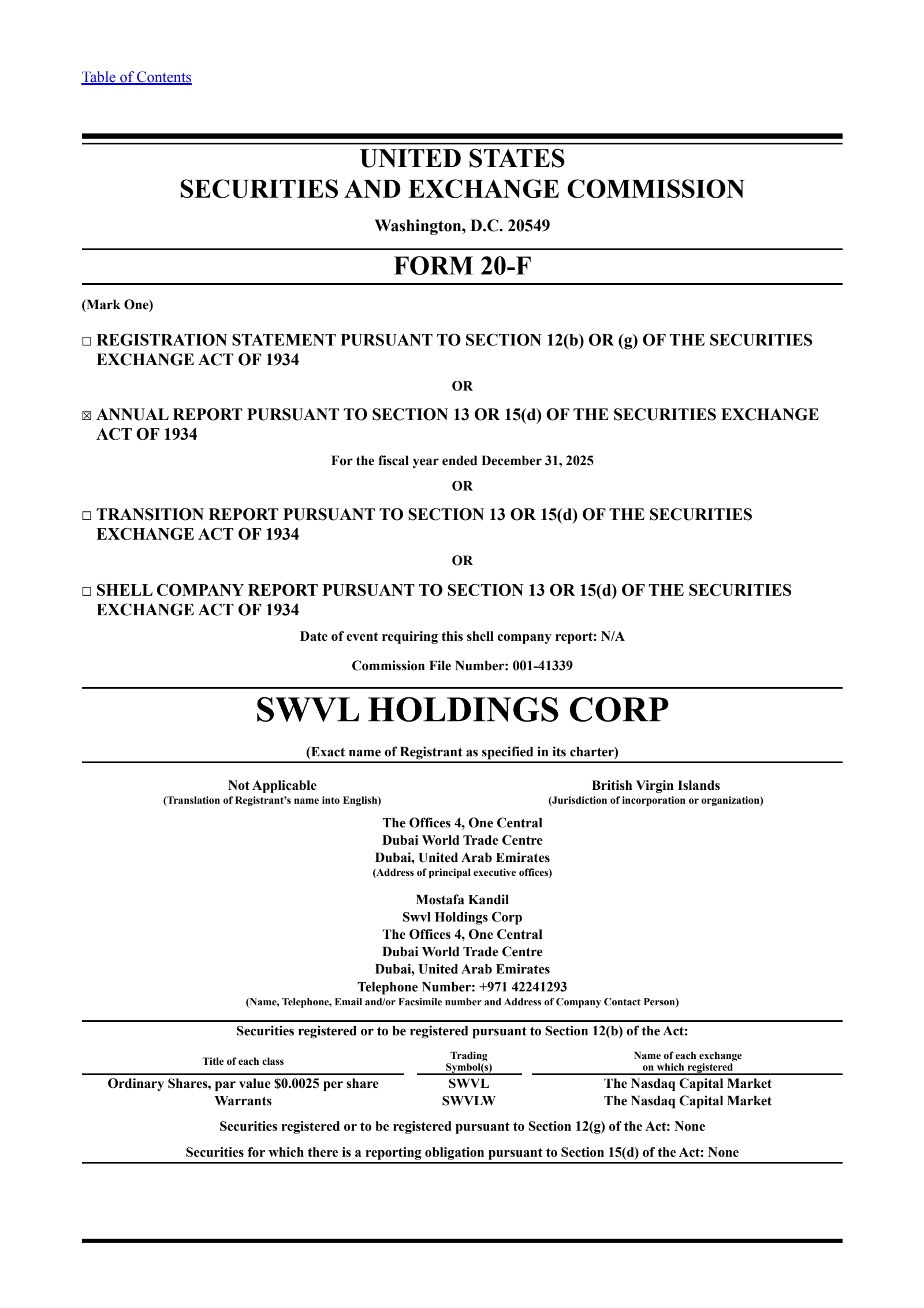 Swvl's H2 2025 Annual report
