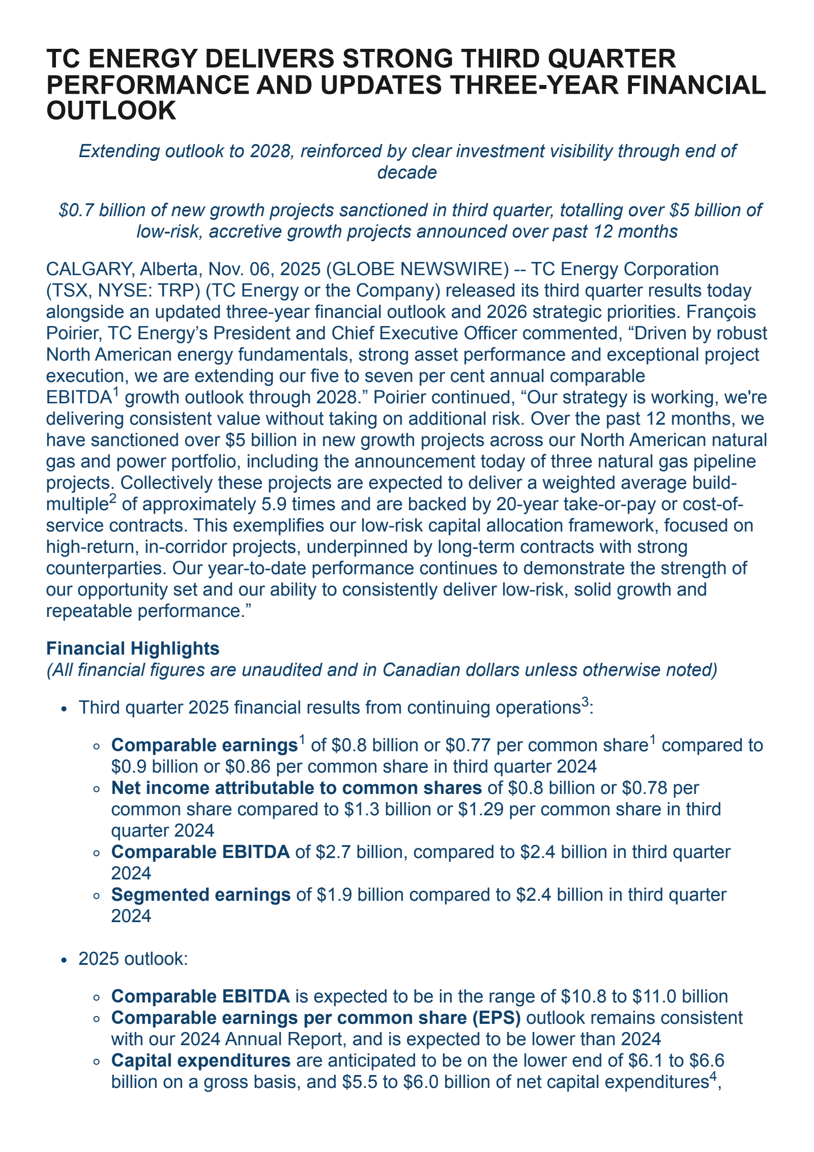 TC Energy's Q3 2025 Earnings Release