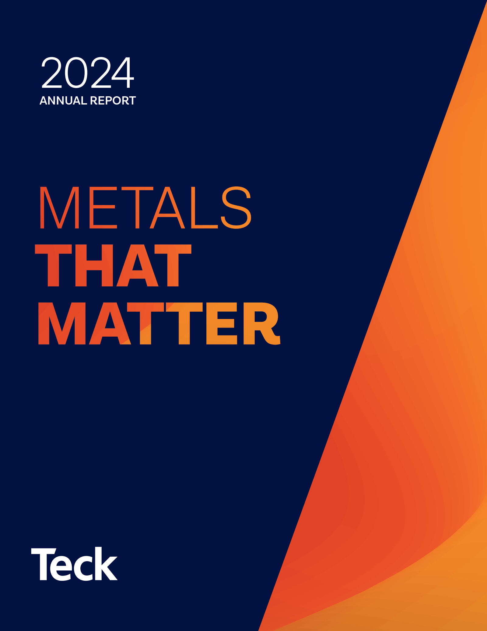 Teck Resources' Q4 2024 Annual report