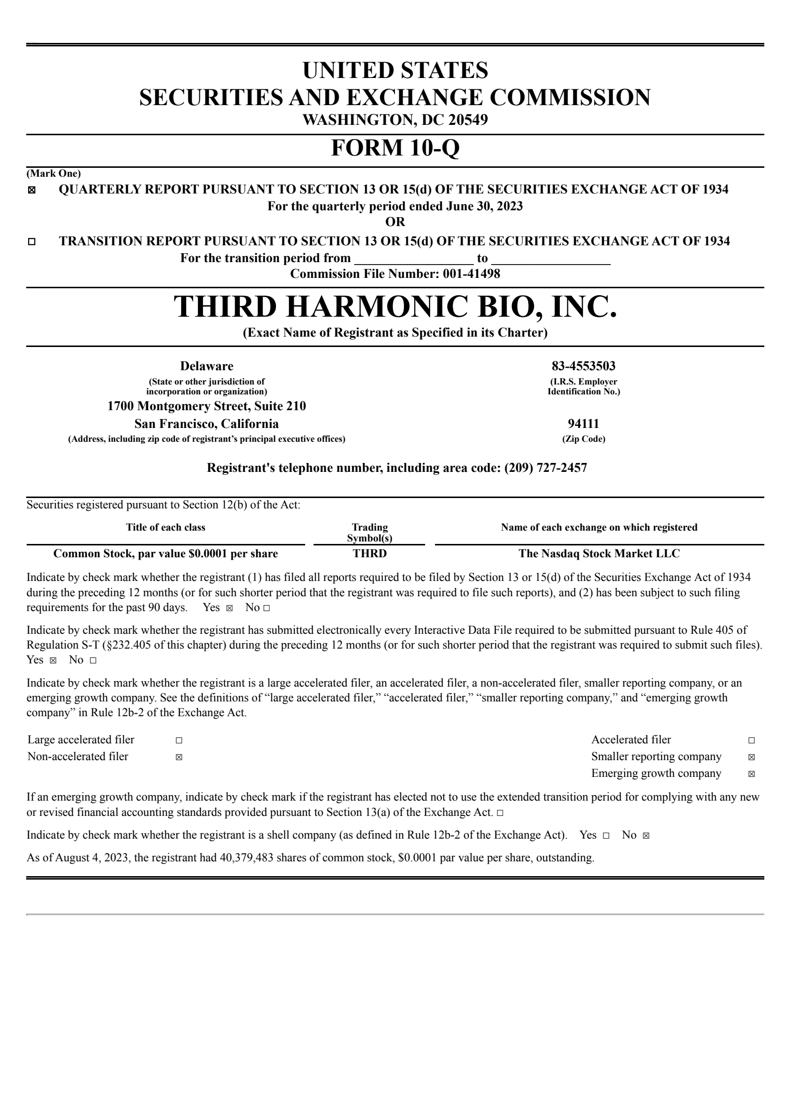 TF Financial's Q2 2023 Quarterly report