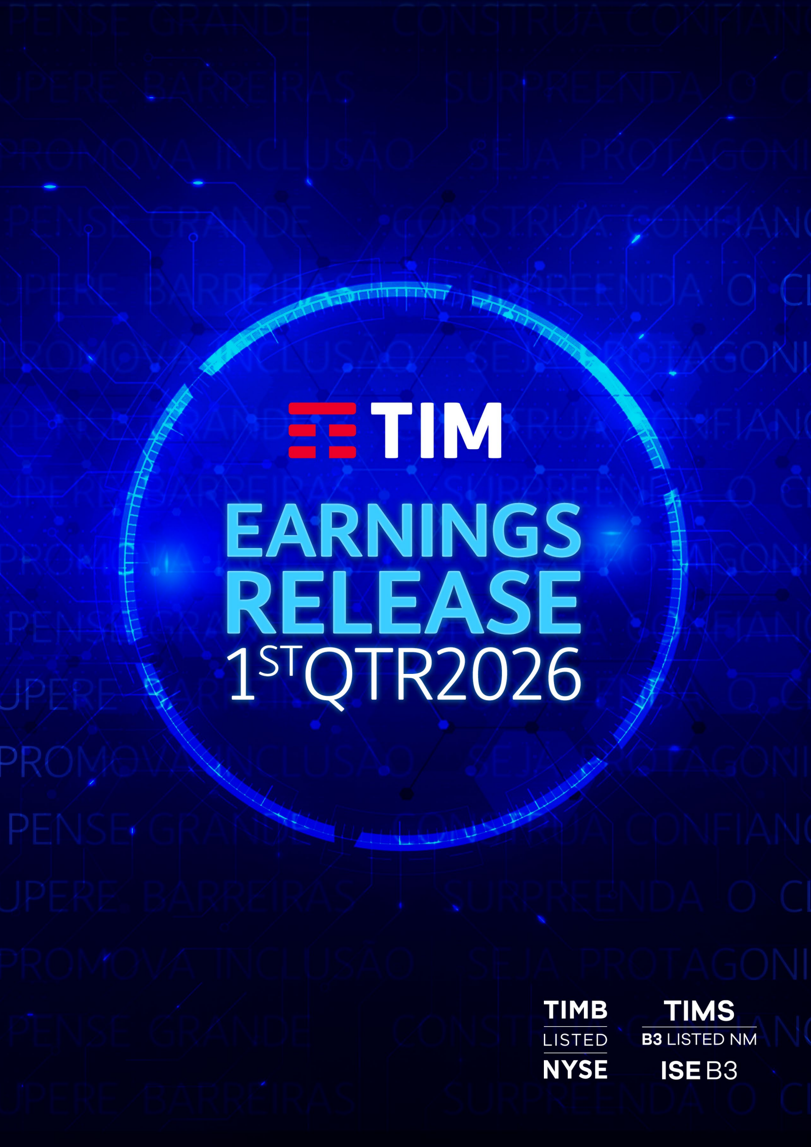 TIM's Q1 2026 Press Release