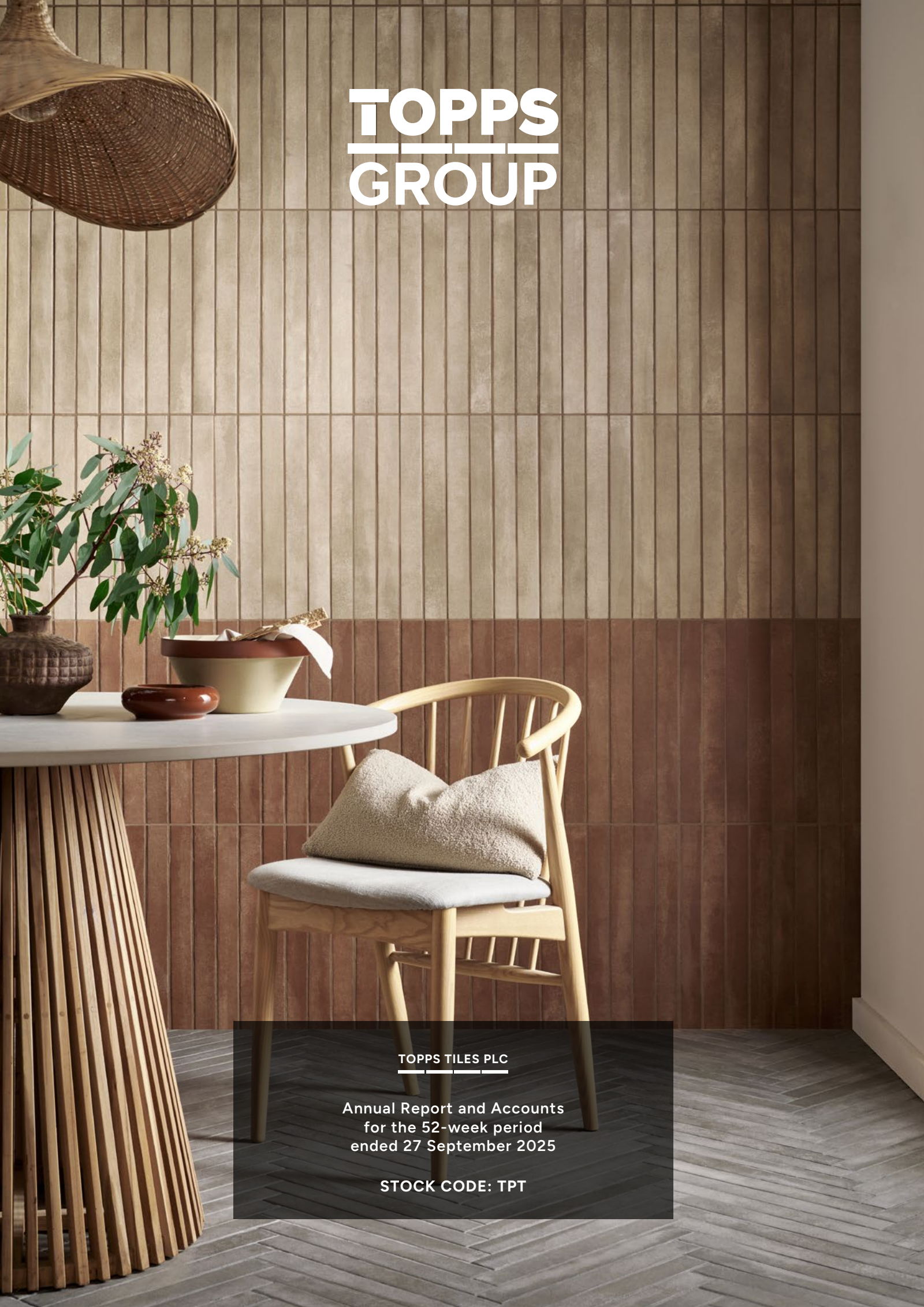 Topps Tiles' H2 2025 Annual Report