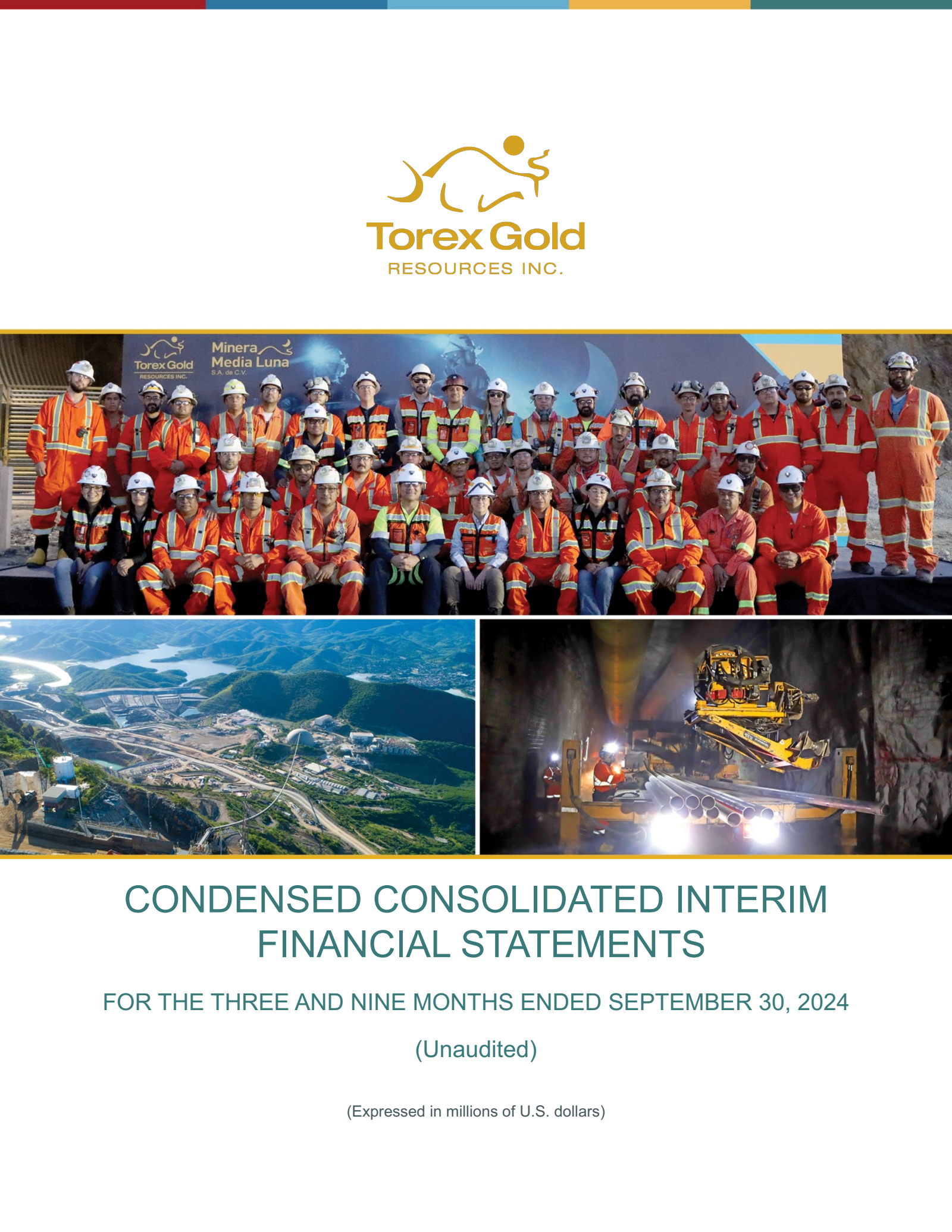Torex Gold Resources' Q3 2024 Interim report