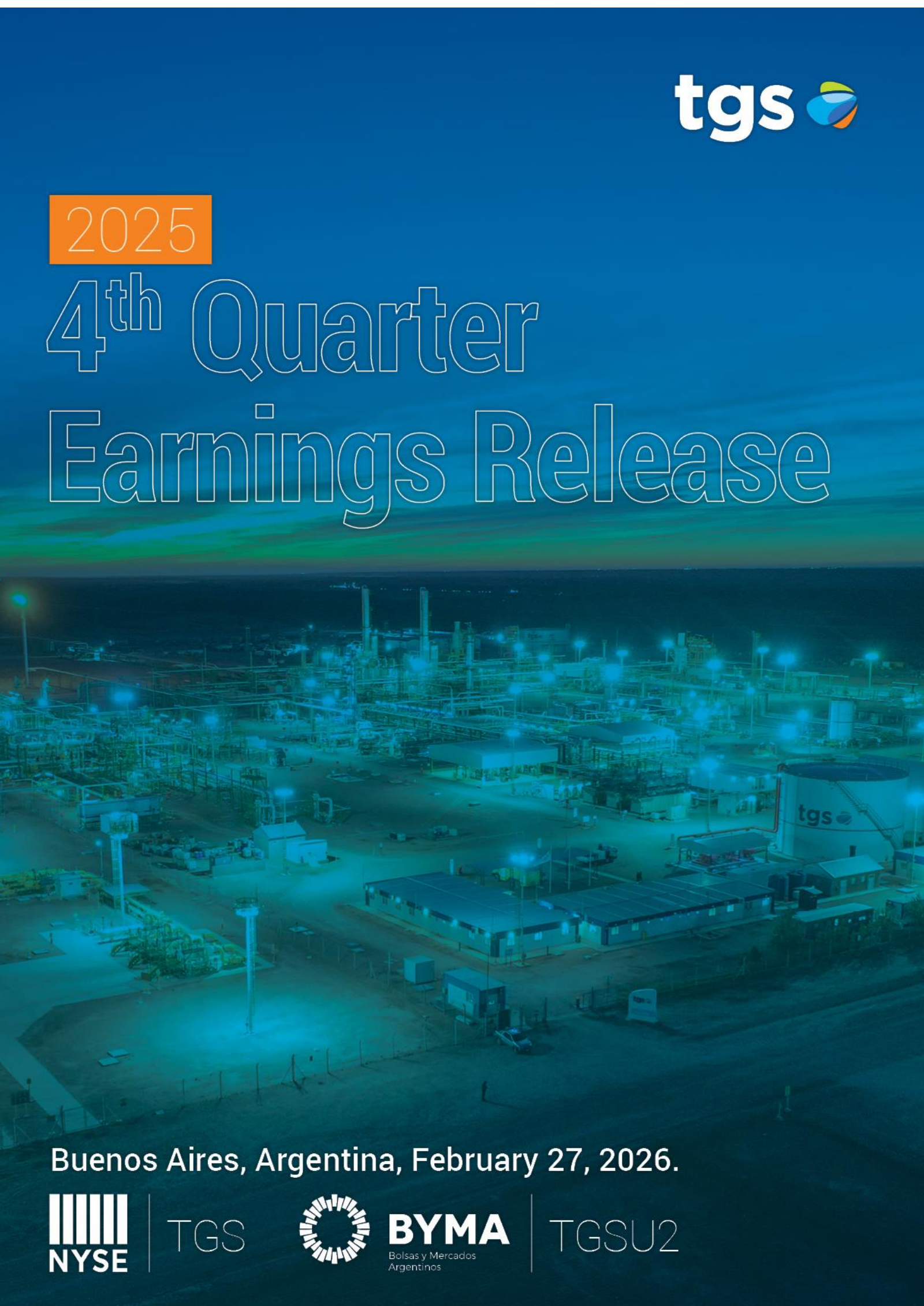 Transportadora De Gas Sa Ord B's Q4 2025 Interim report