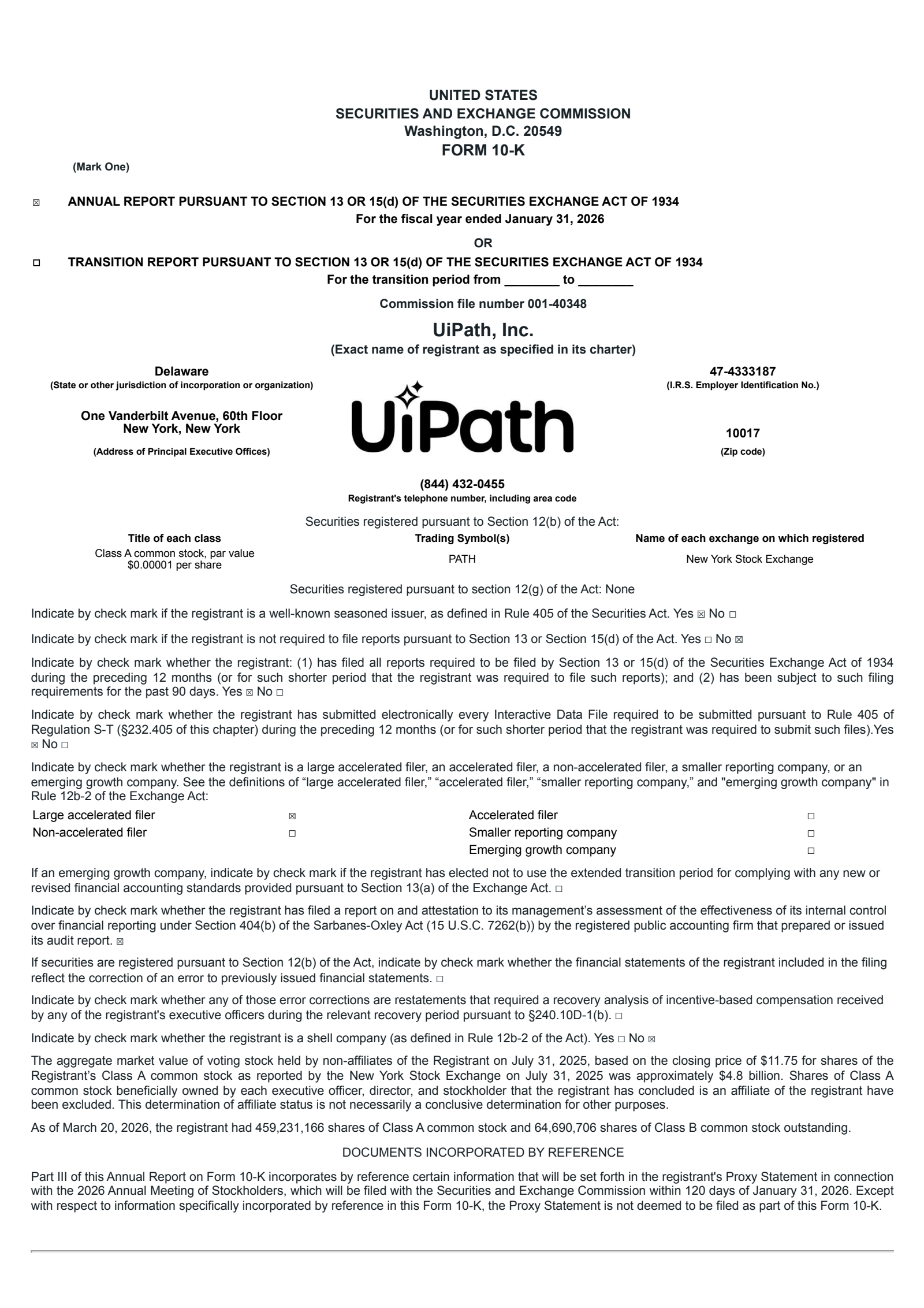 UiPath's Q4 2026 Annual report