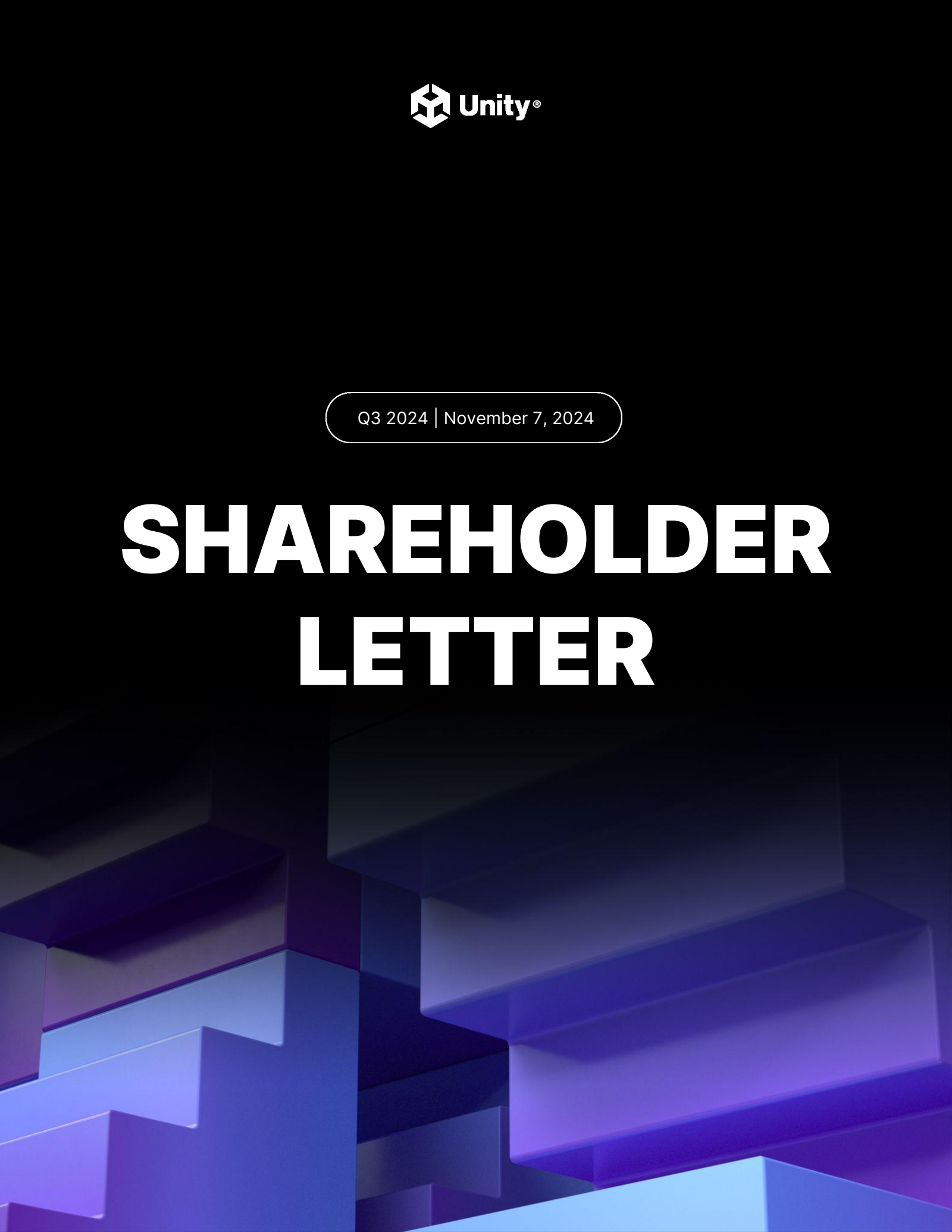 Unity Financial Software U Q3 2024 Earnings Report on 11/7/2024