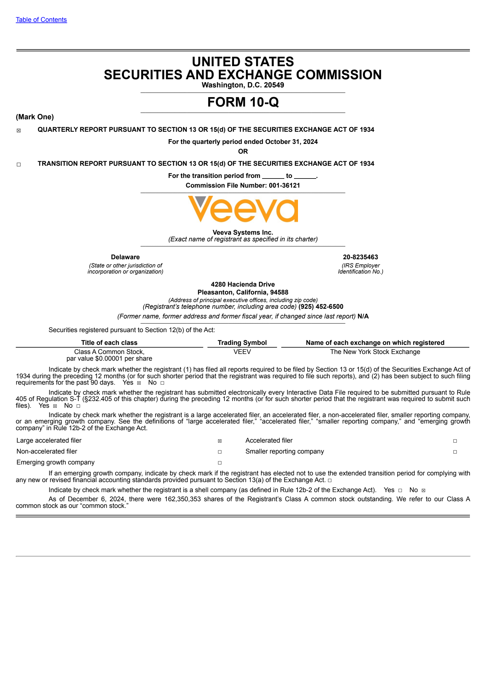 Veeva Systems' Q3 2025 Quarterly report