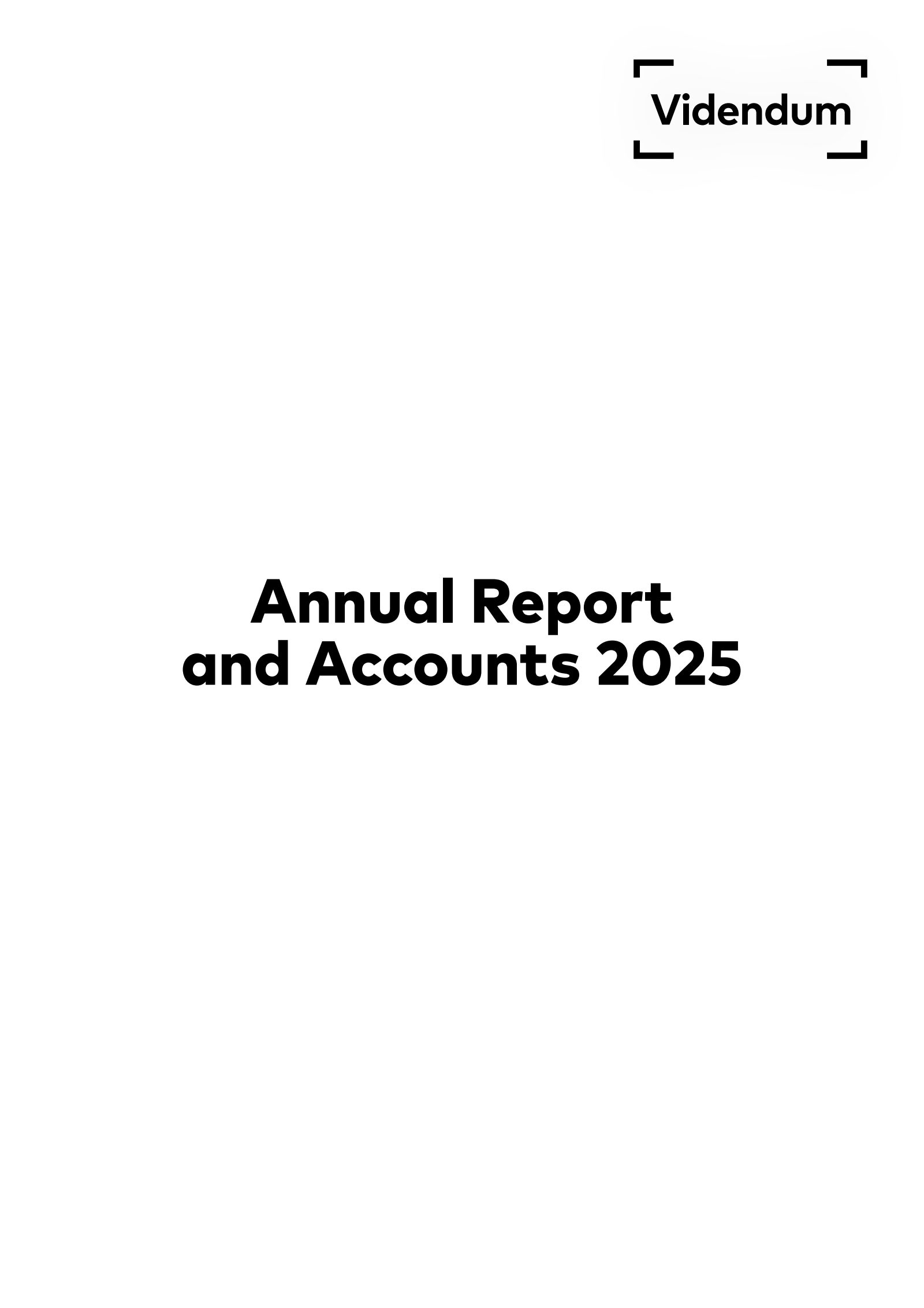 Videndum's H2 2025 Annual report