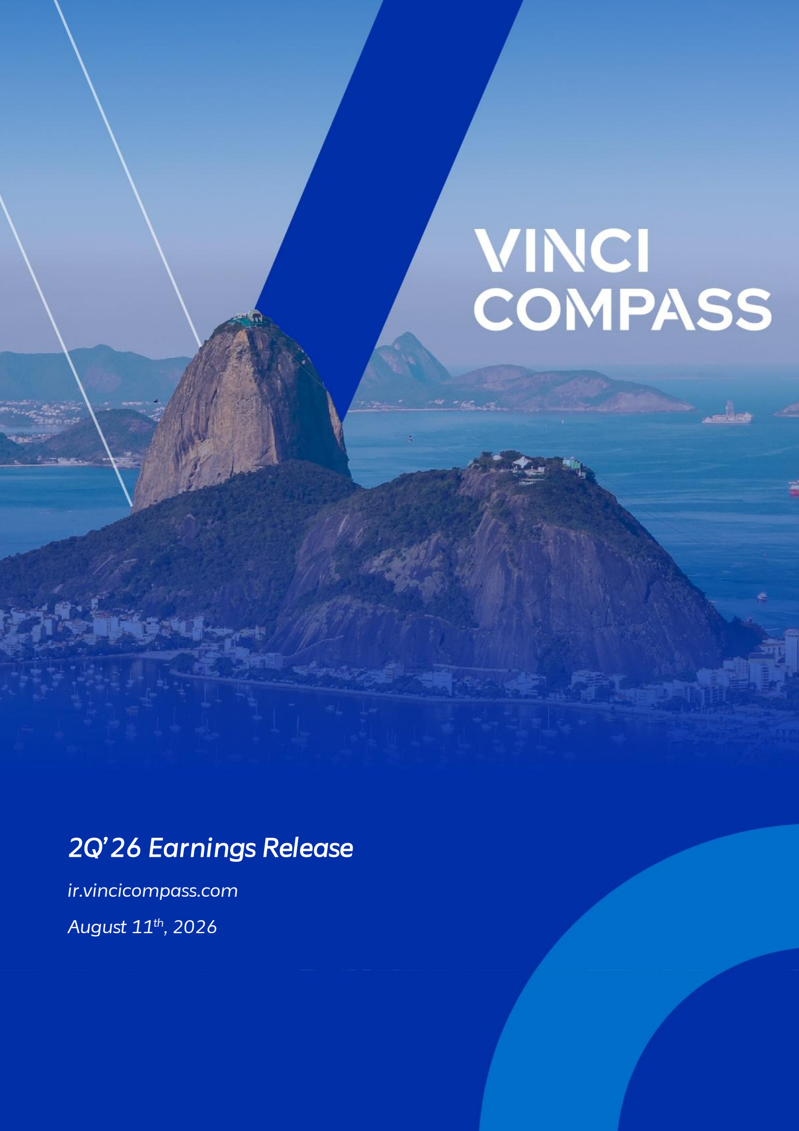 Vinci Compass Investments' Q2 2026 Press Release