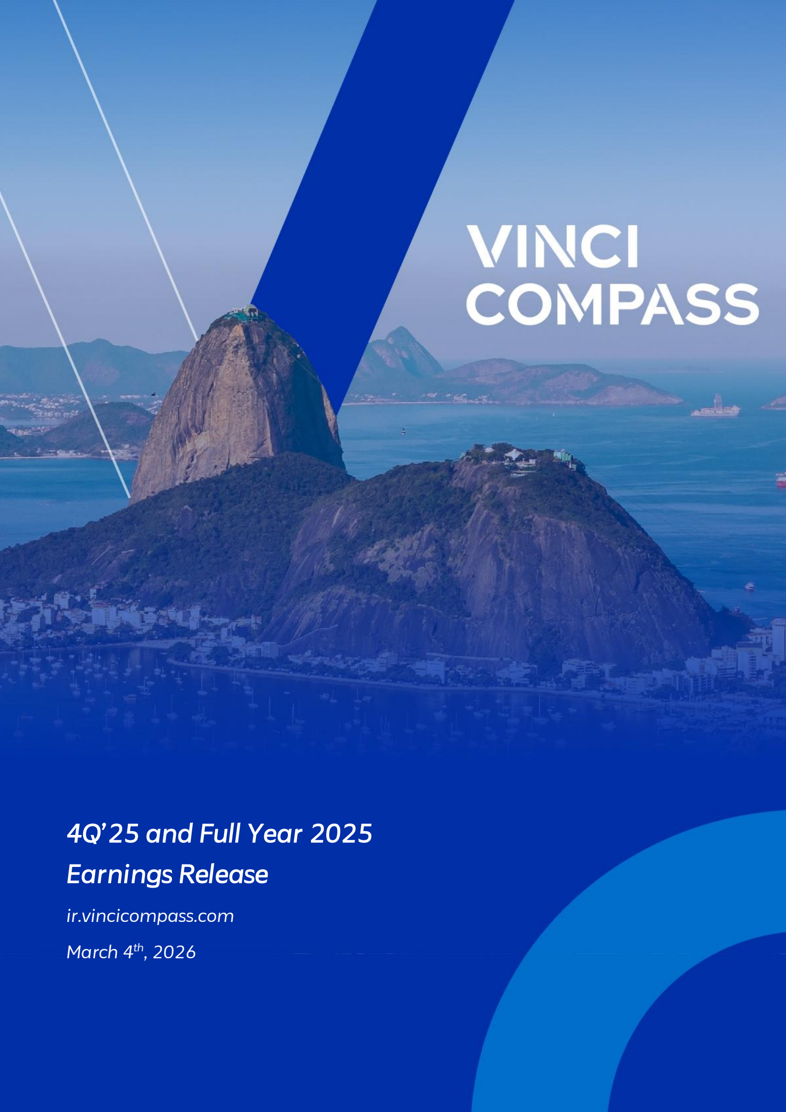 Vinci Compass Investments' Q4 2025 Press Release