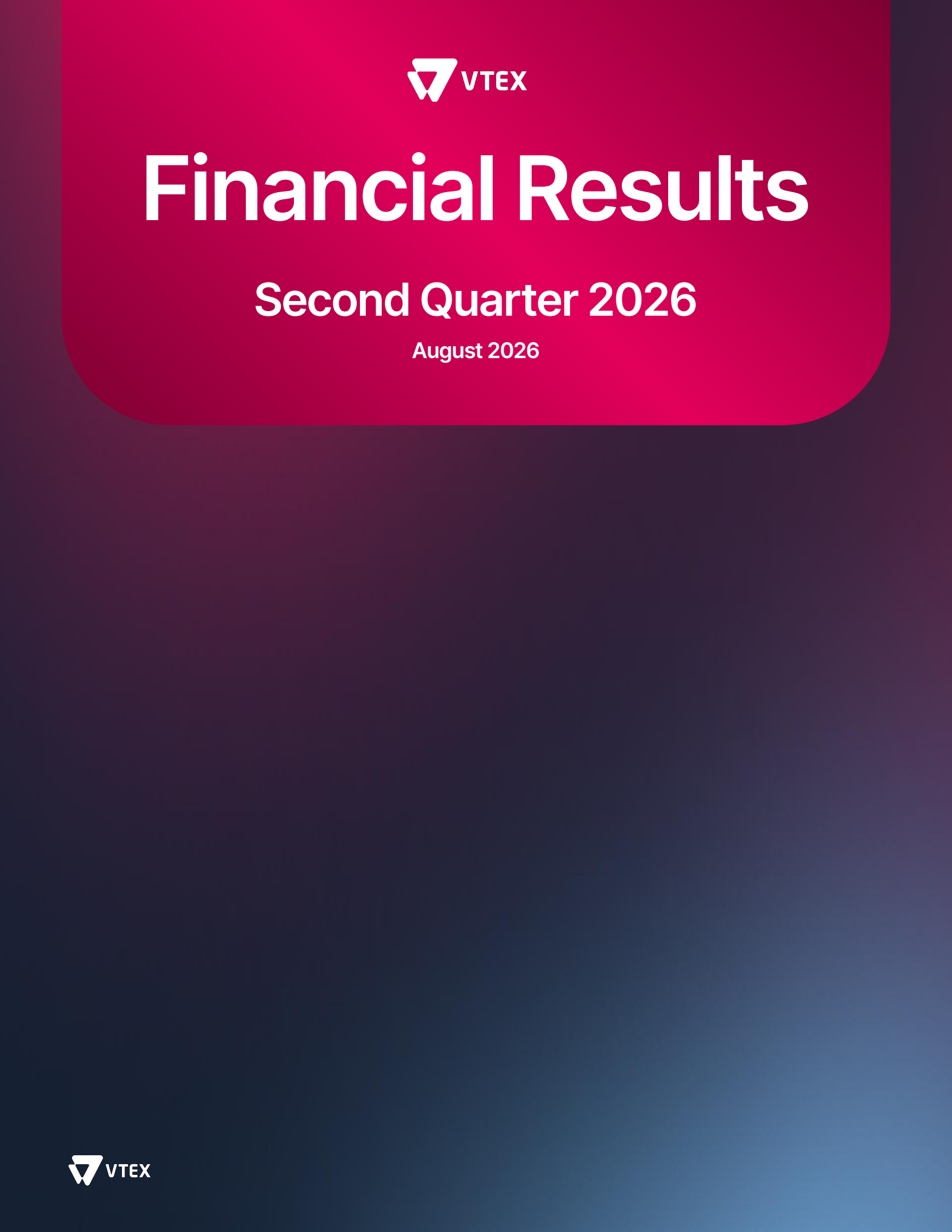 VTEX's Q2 2026 Press Release