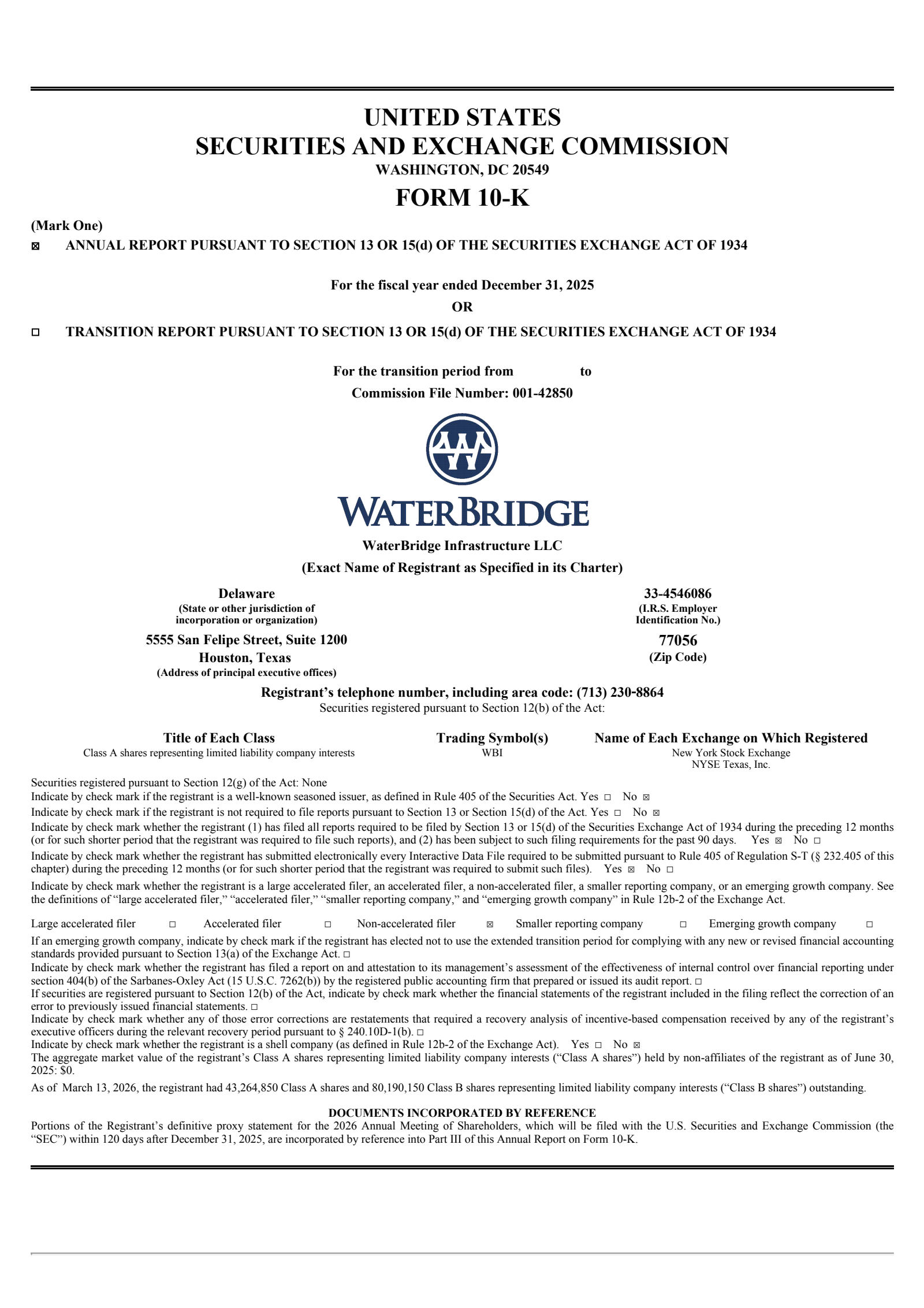 WBI's Q4 2025 Annual report